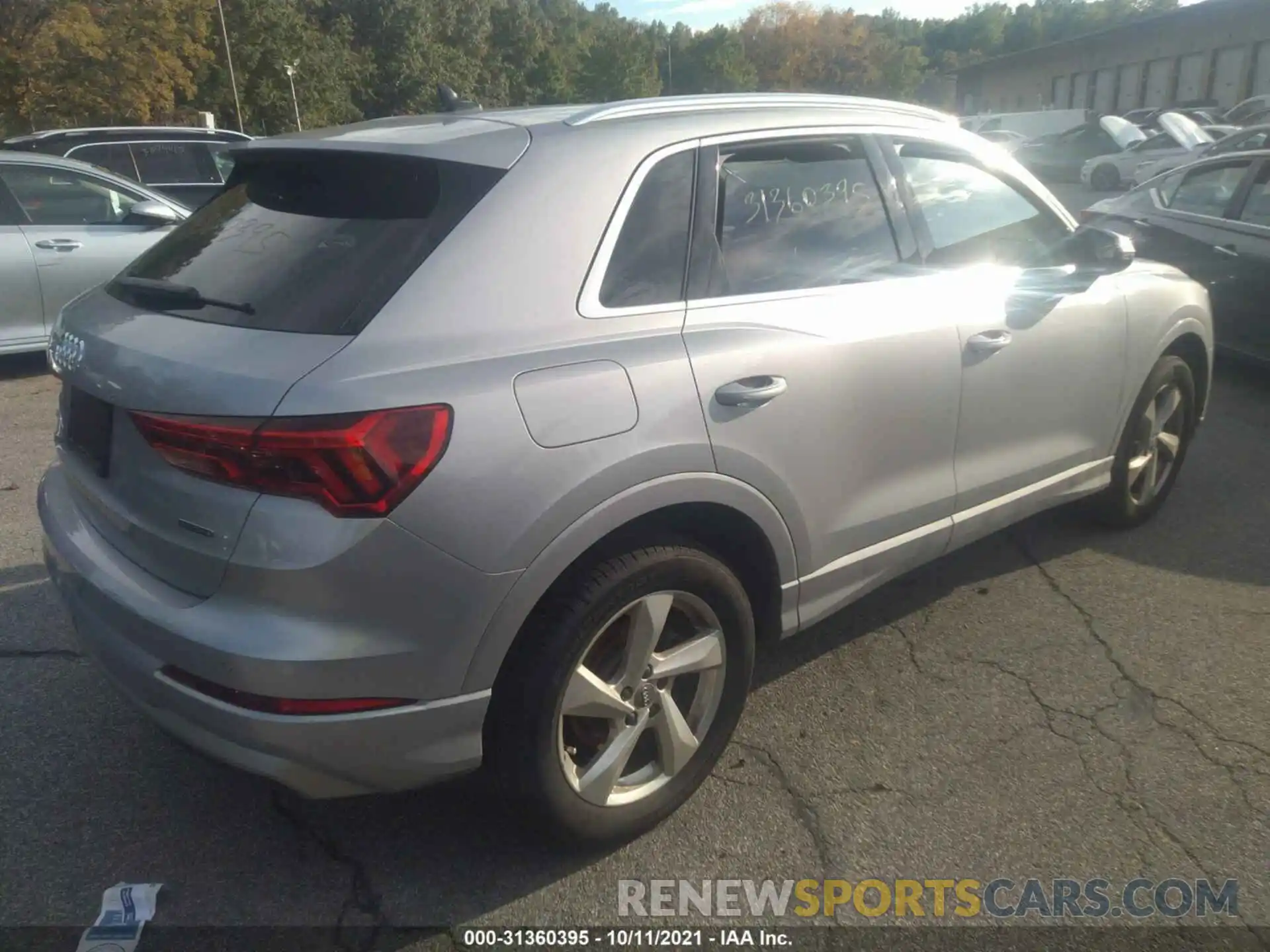 4 Photograph of a damaged car WA1AECF32L1023202 AUDI Q3 2020