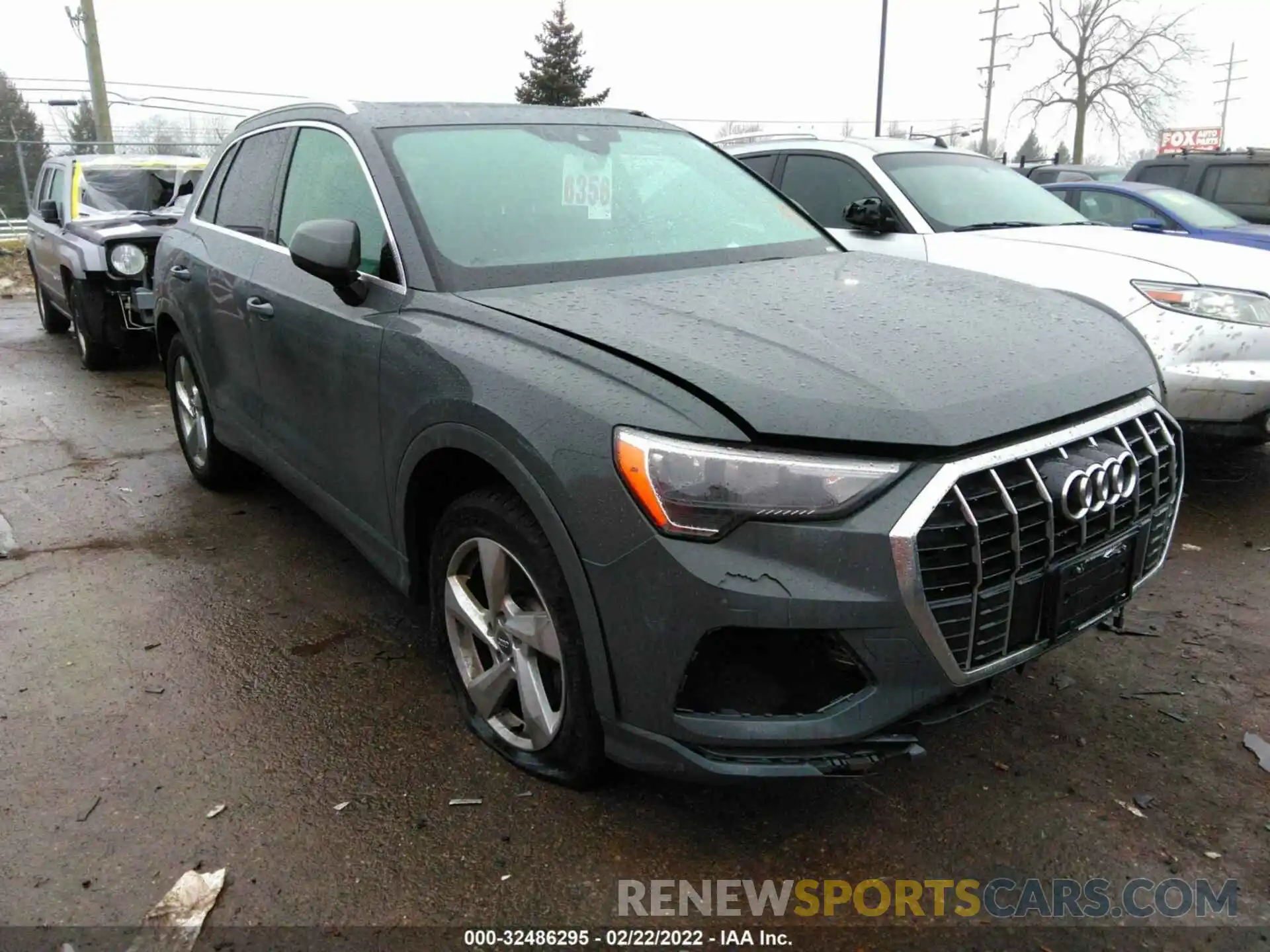 1 Photograph of a damaged car WA1AECF32L1024205 AUDI Q3 2020