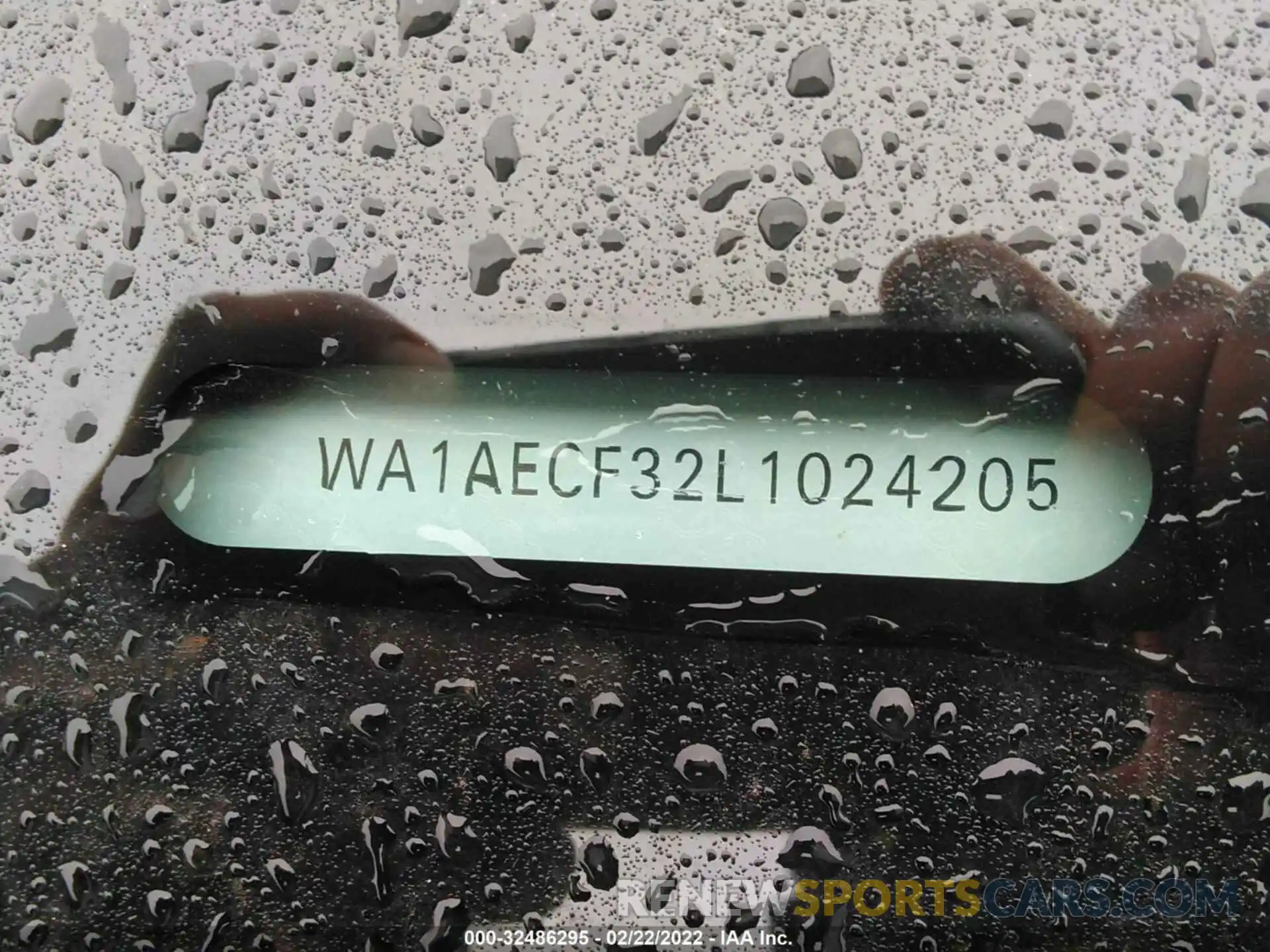 9 Фотография поврежденного автомобиля WA1AECF32L1024205 AUDI Q3 2020