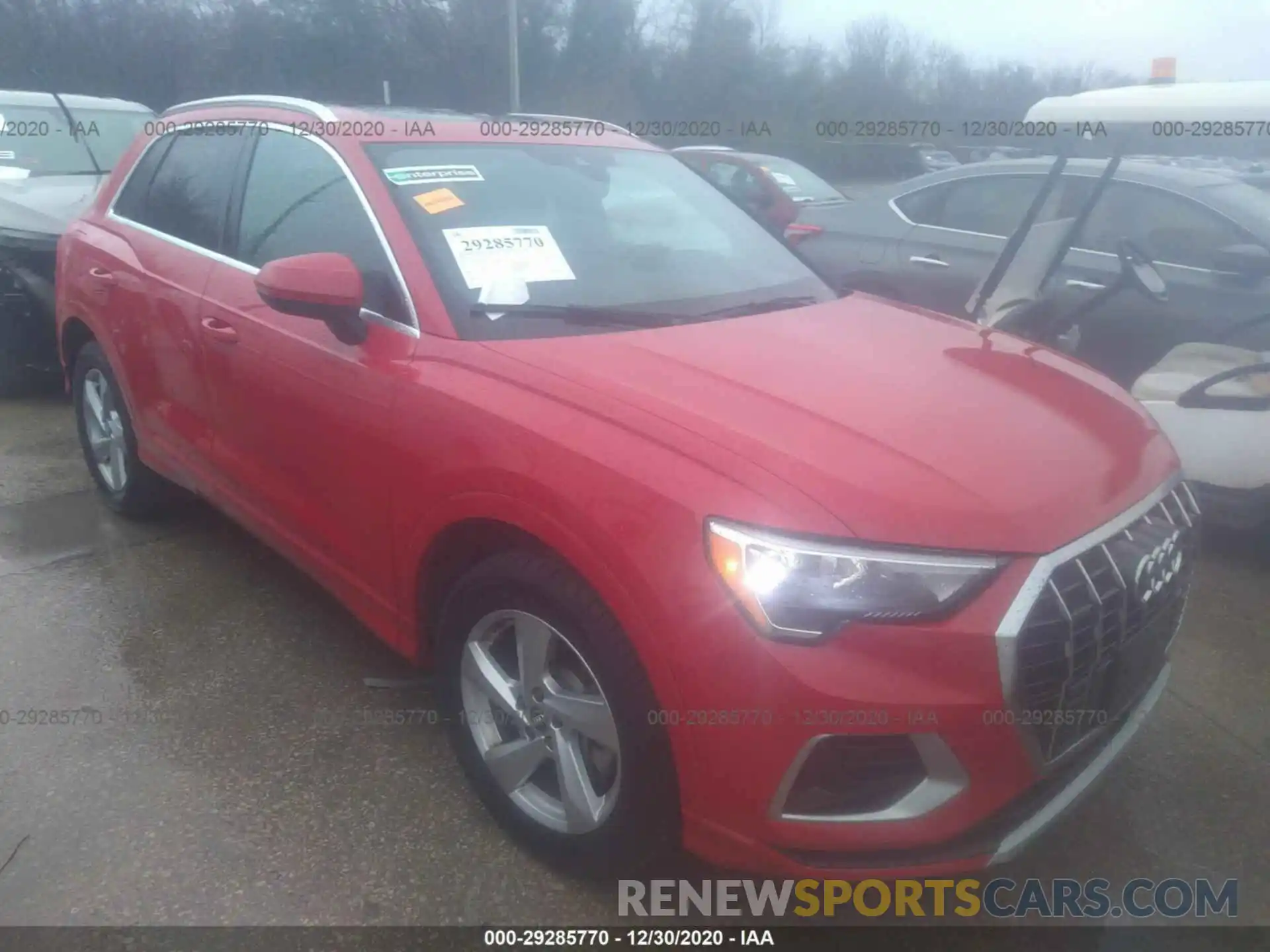 1 Photograph of a damaged car WA1AECF32L1032448 AUDI Q3 2020