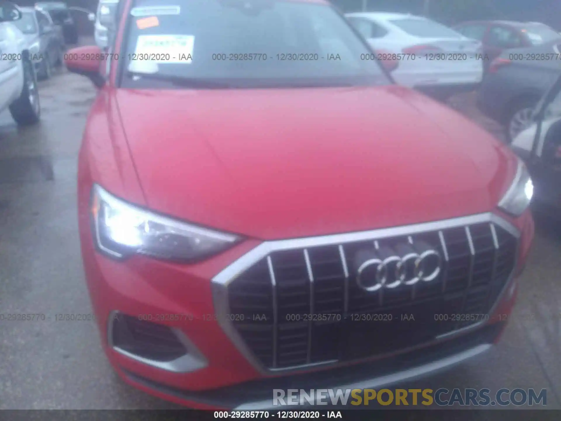 6 Photograph of a damaged car WA1AECF32L1032448 AUDI Q3 2020