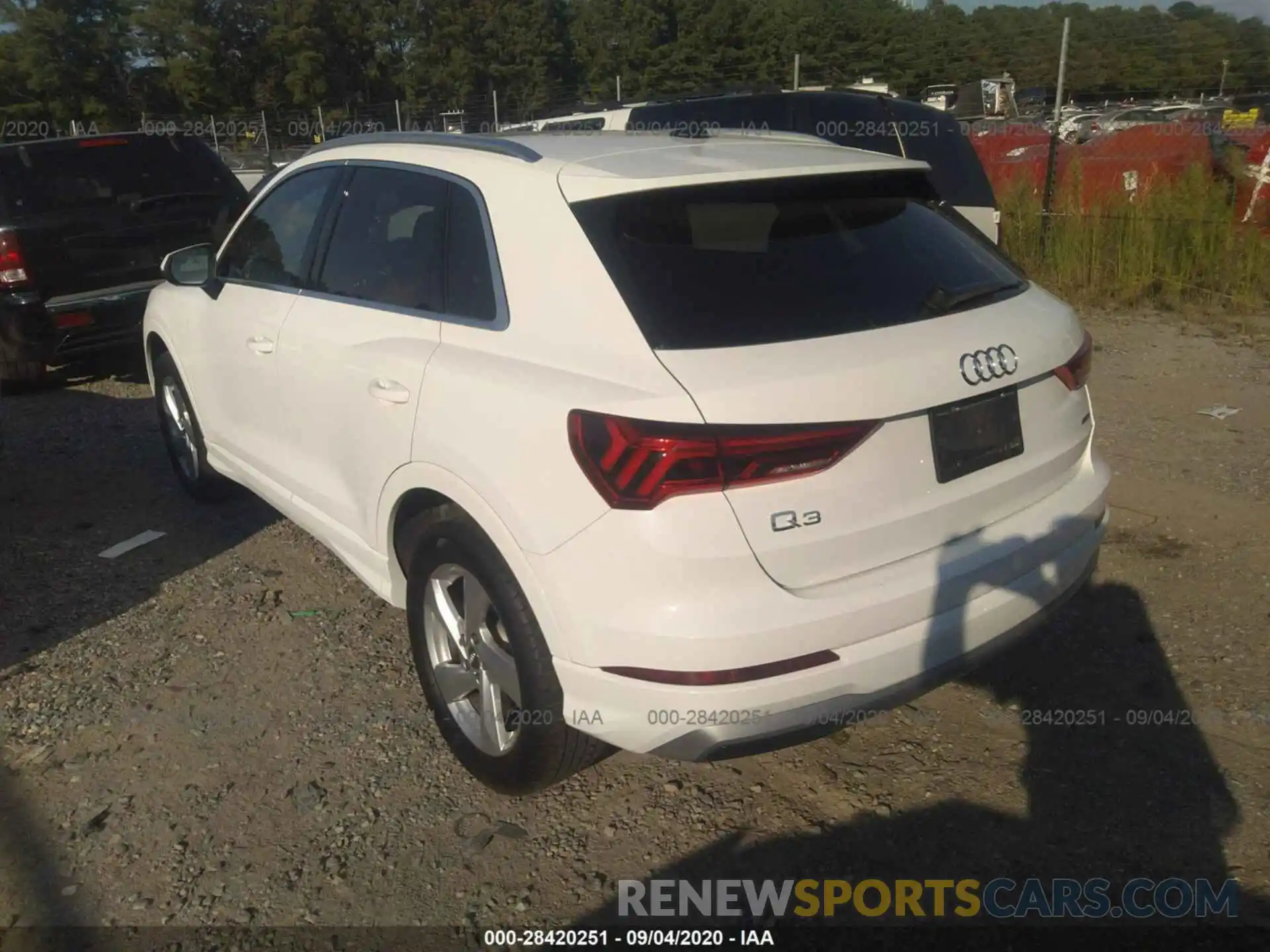 3 Фотография поврежденного автомобиля WA1AECF32L1037455 AUDI Q3 2020