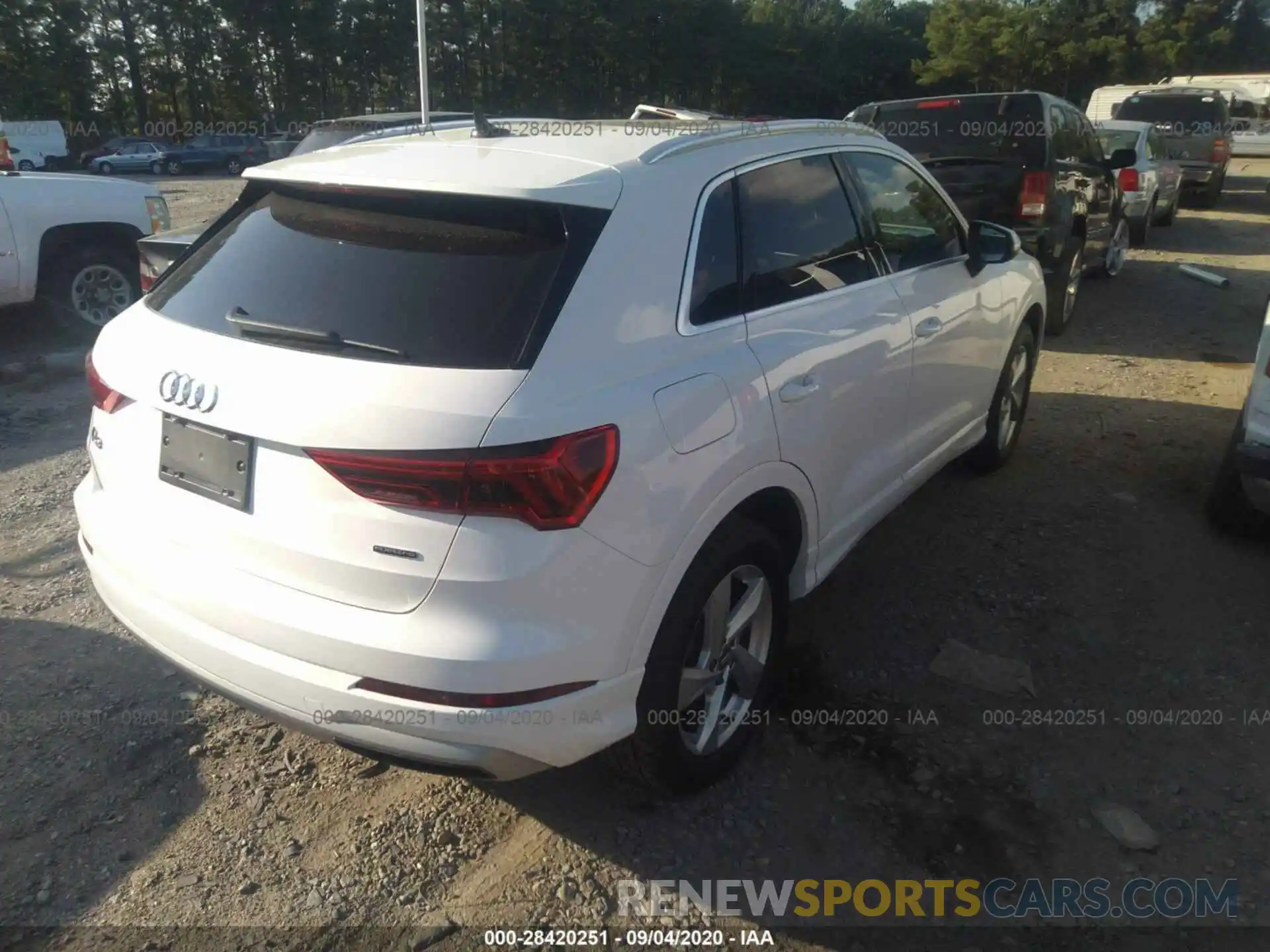 4 Фотография поврежденного автомобиля WA1AECF32L1037455 AUDI Q3 2020