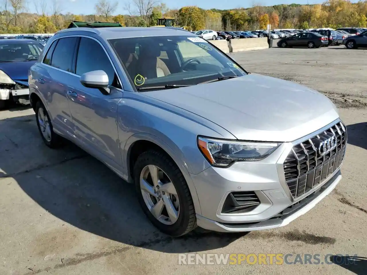 1 Photograph of a damaged car WA1AECF32L1074229 AUDI Q3 2020