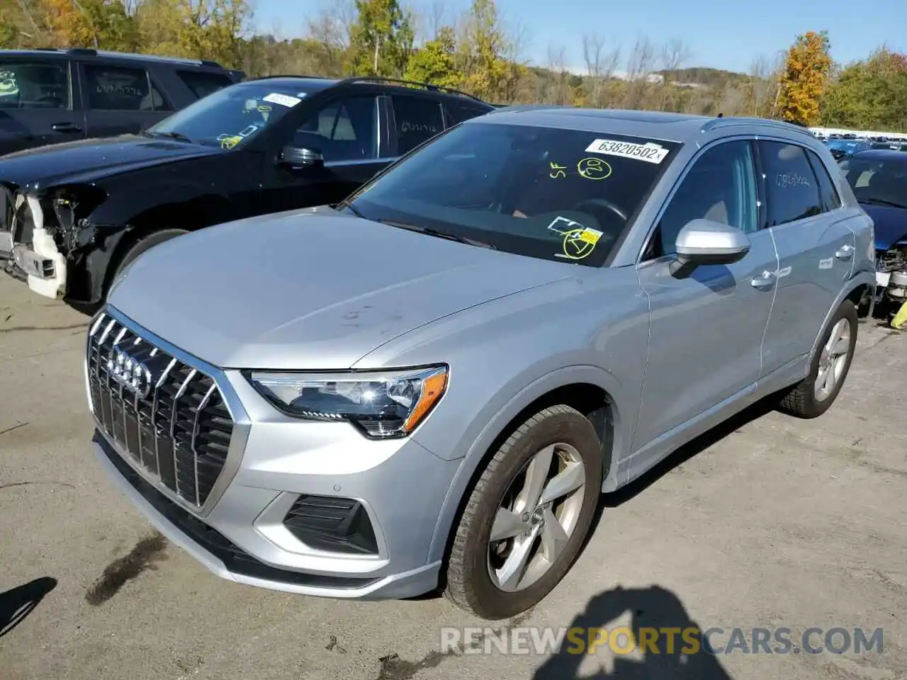 2 Photograph of a damaged car WA1AECF32L1074229 AUDI Q3 2020