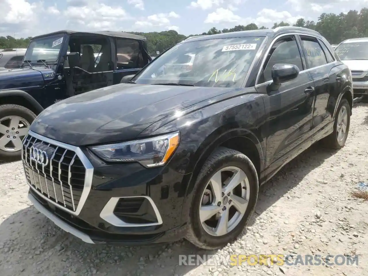 2 Photograph of a damaged car WA1AECF32L1095324 AUDI Q3 2020