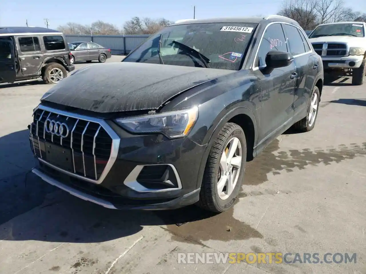 2 Photograph of a damaged car WA1AECF32L1114793 AUDI Q3 2020