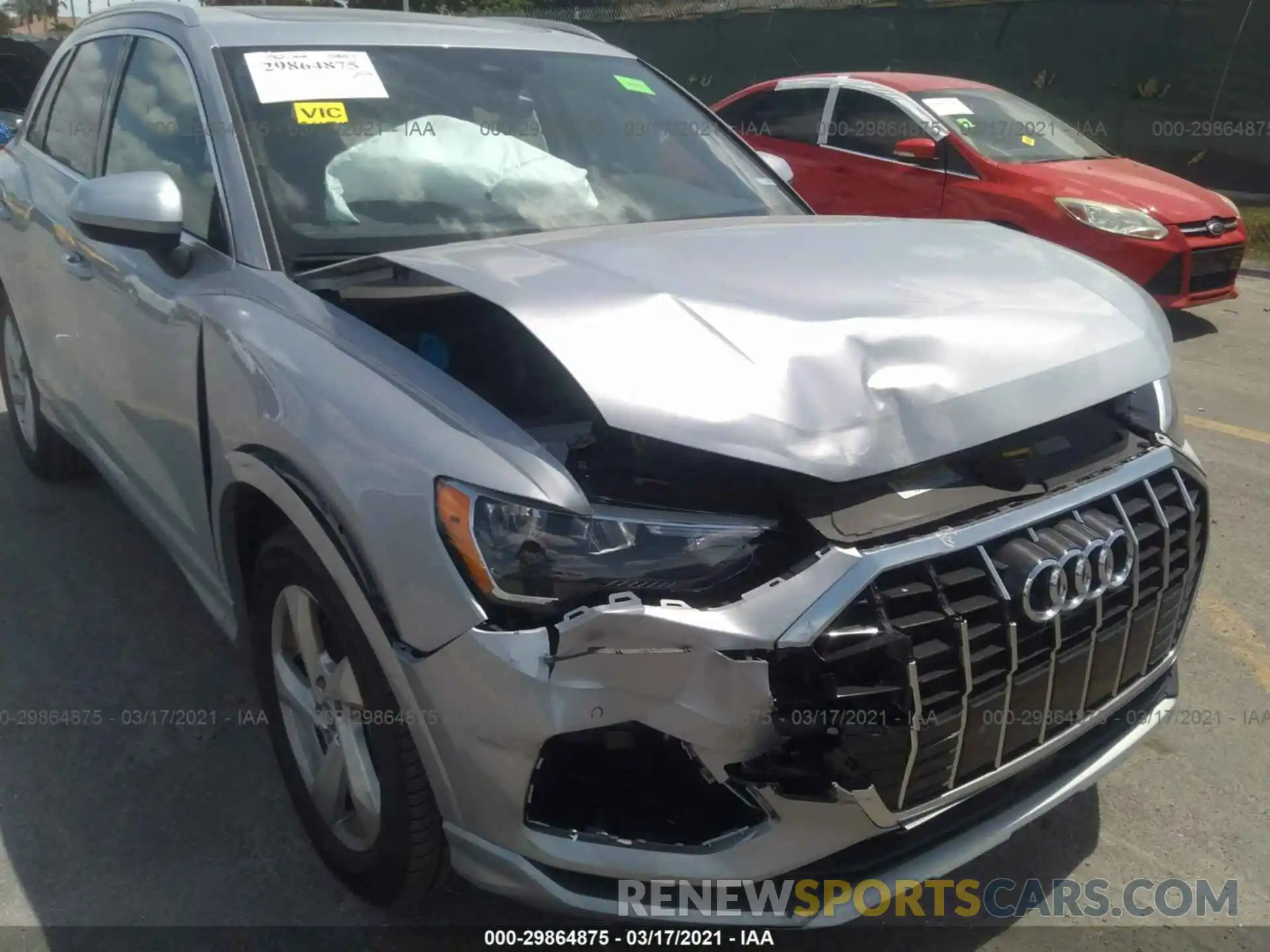 6 Photograph of a damaged car WA1AECF32L1124305 AUDI Q3 2020