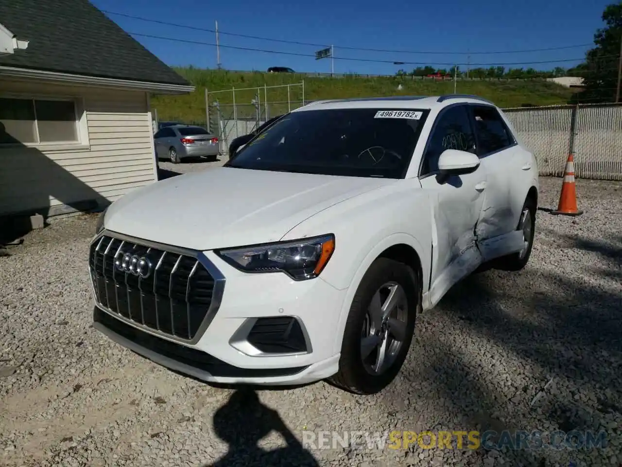 2 Photograph of a damaged car WA1AECF32L1125325 AUDI Q3 2020