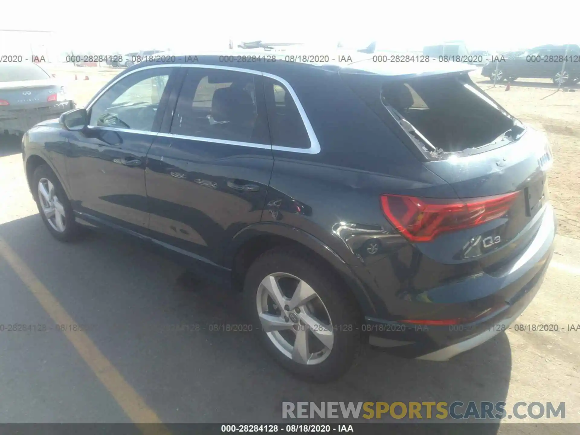 3 Photograph of a damaged car WA1AECF33L1021300 AUDI Q3 2020