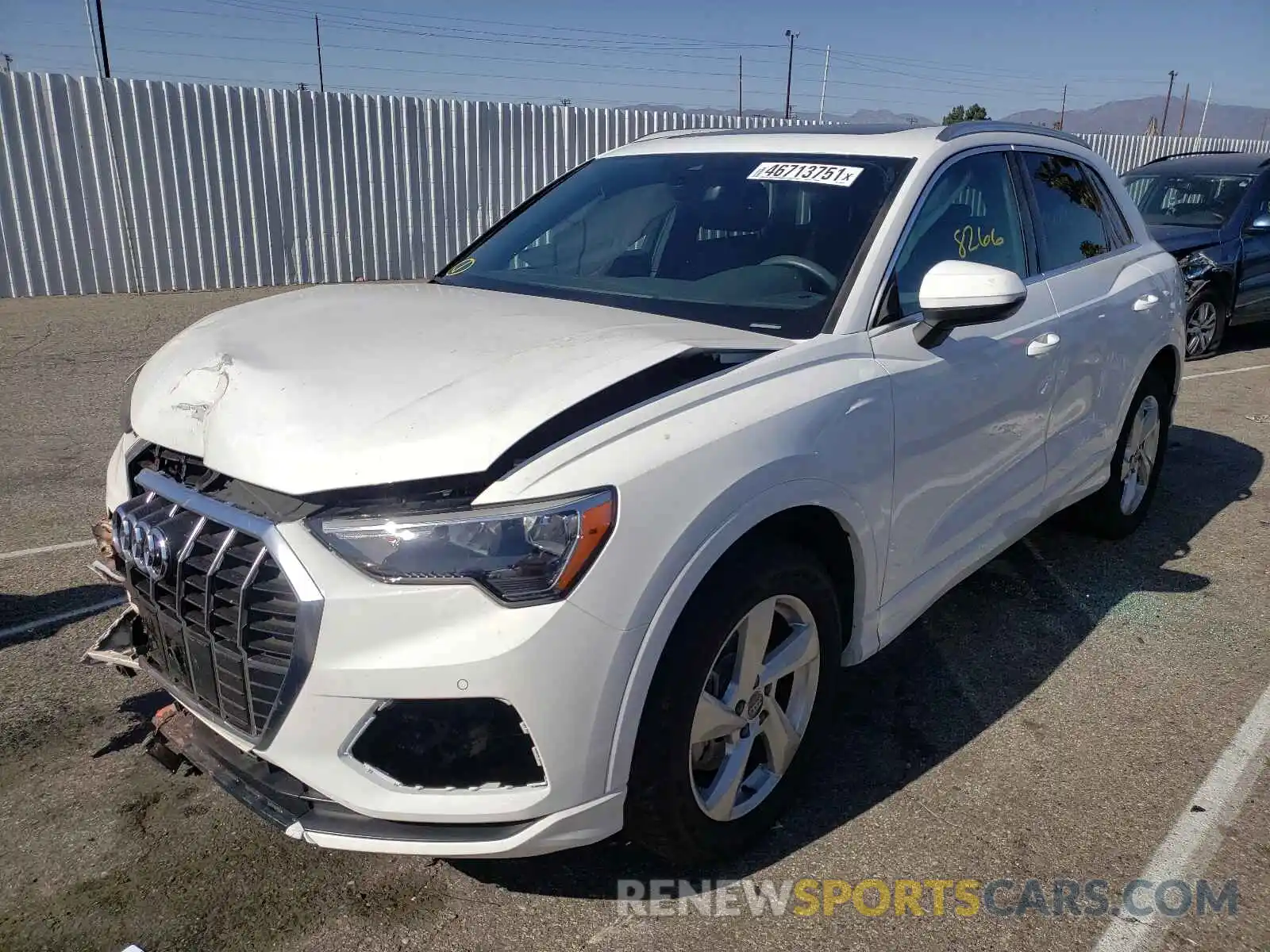 2 Photograph of a damaged car WA1AECF33L1030210 AUDI Q3 2020