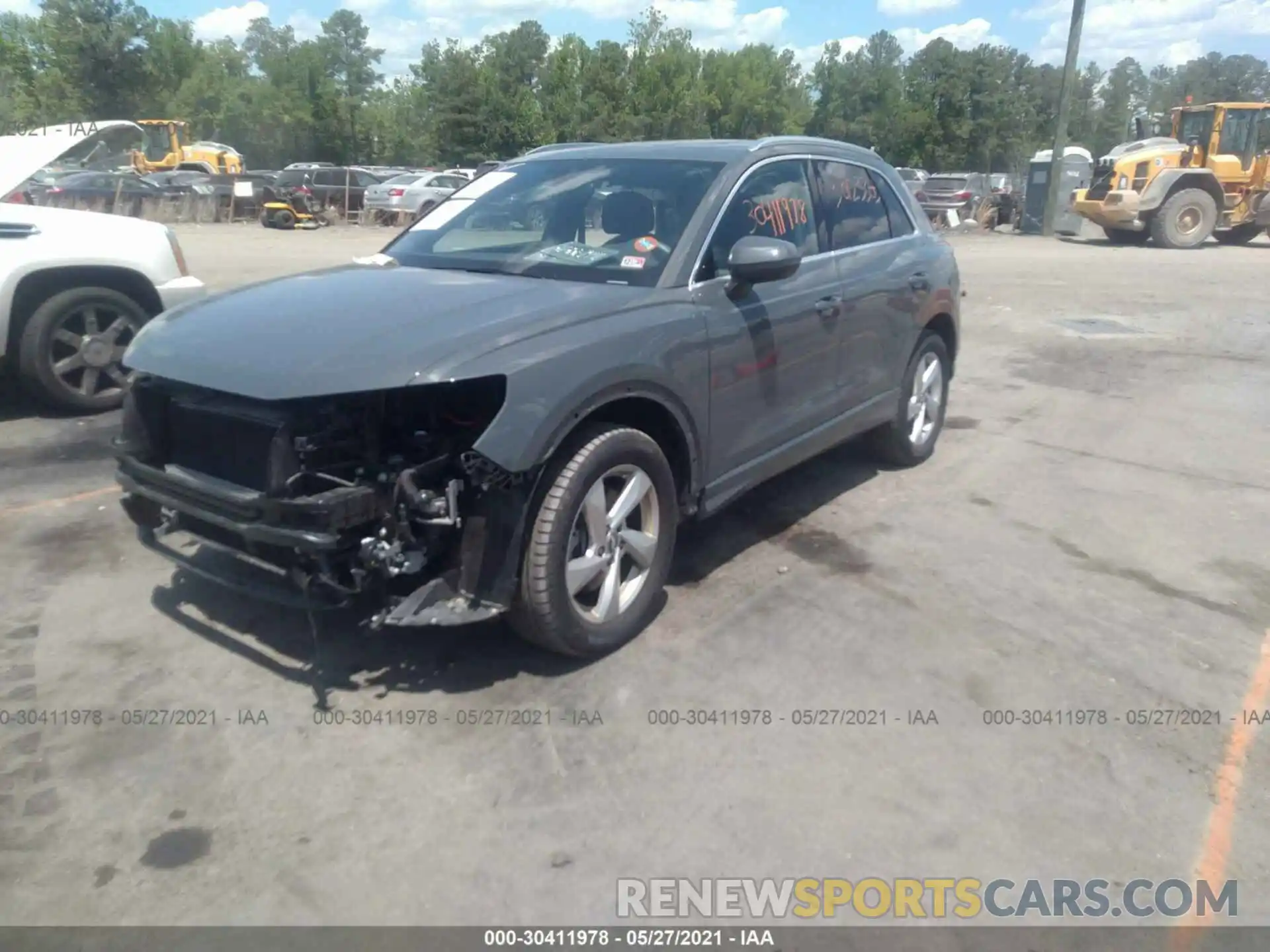 2 Photograph of a damaged car WA1AECF33L1036458 AUDI Q3 2020