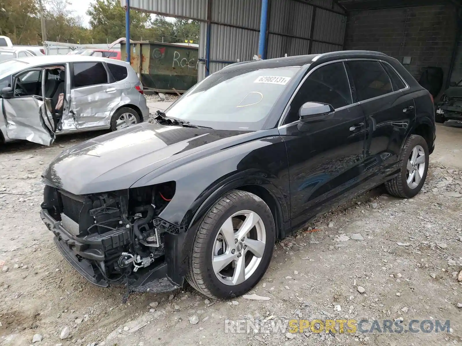 2 Фотография поврежденного автомобиля WA1AECF33L1072621 AUDI Q3 2020