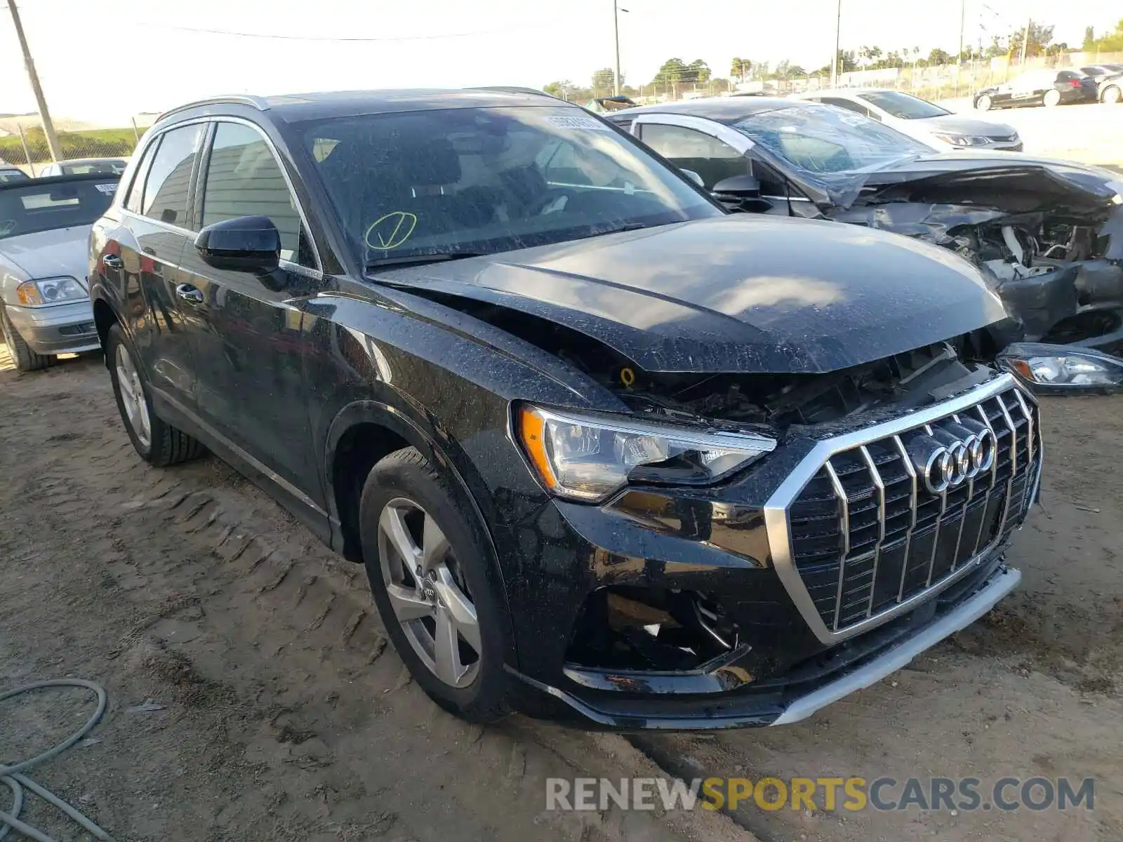 1 Photograph of a damaged car WA1AECF33L1096773 AUDI Q3 2020