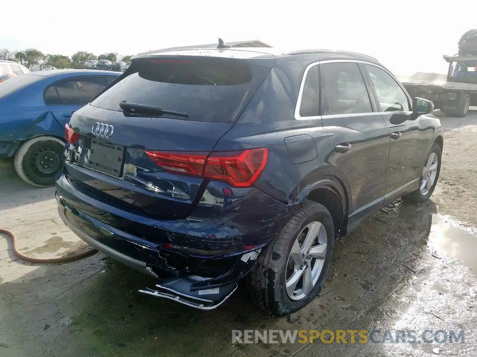 4 Фотография поврежденного автомобиля WA1AECF34L1022228 AUDI Q3 2020