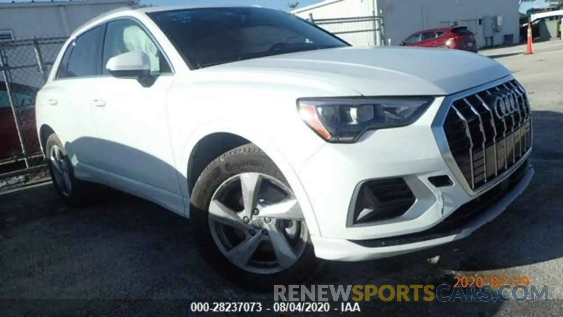 3 Photograph of a damaged car WA1AECF34L1039028 AUDI Q3 2020