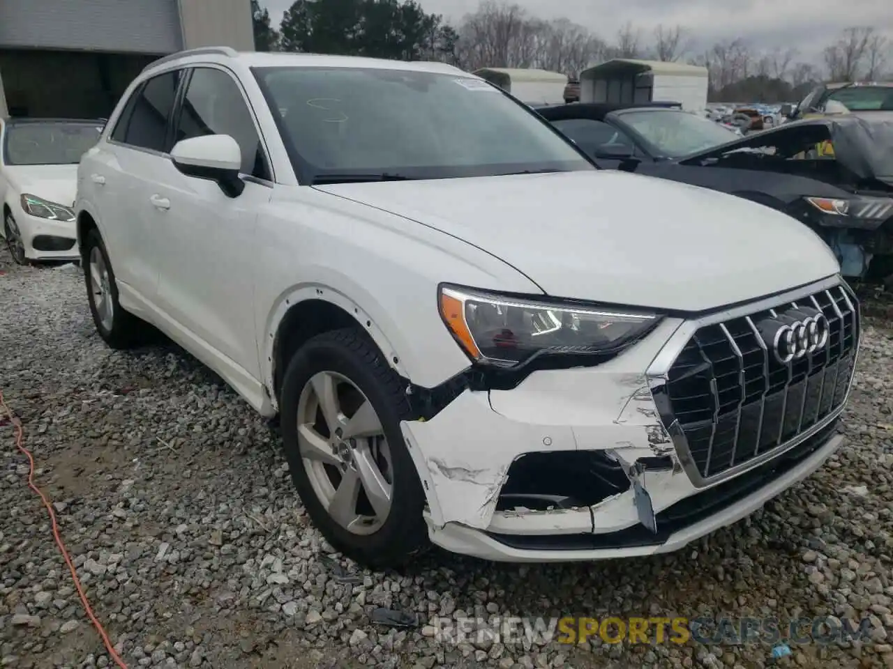 1 Photograph of a damaged car WA1AECF34L1066309 AUDI Q3 2020