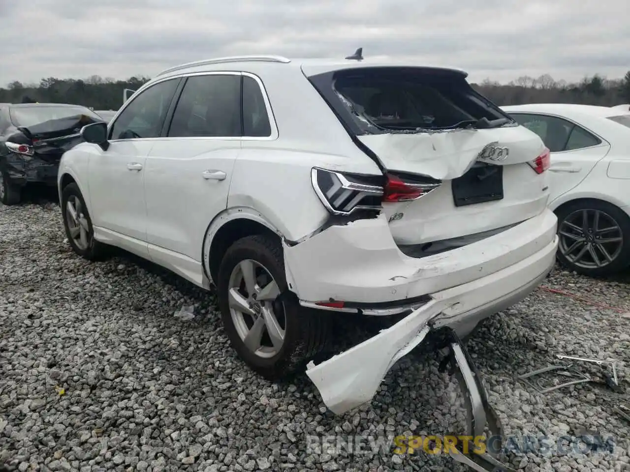 3 Фотография поврежденного автомобиля WA1AECF34L1066309 AUDI Q3 2020