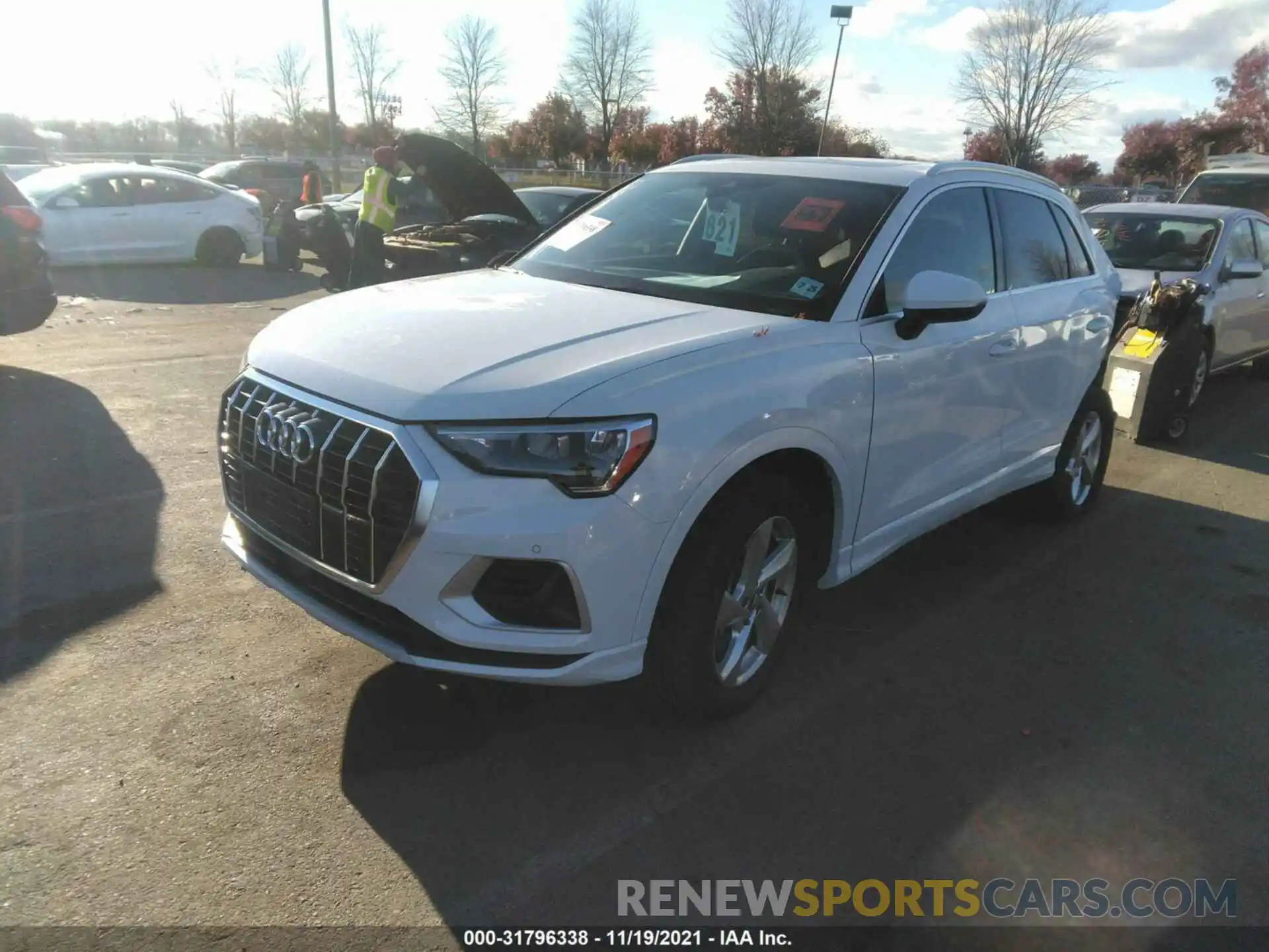 2 Photograph of a damaged car WA1AECF34L1084860 AUDI Q3 2020