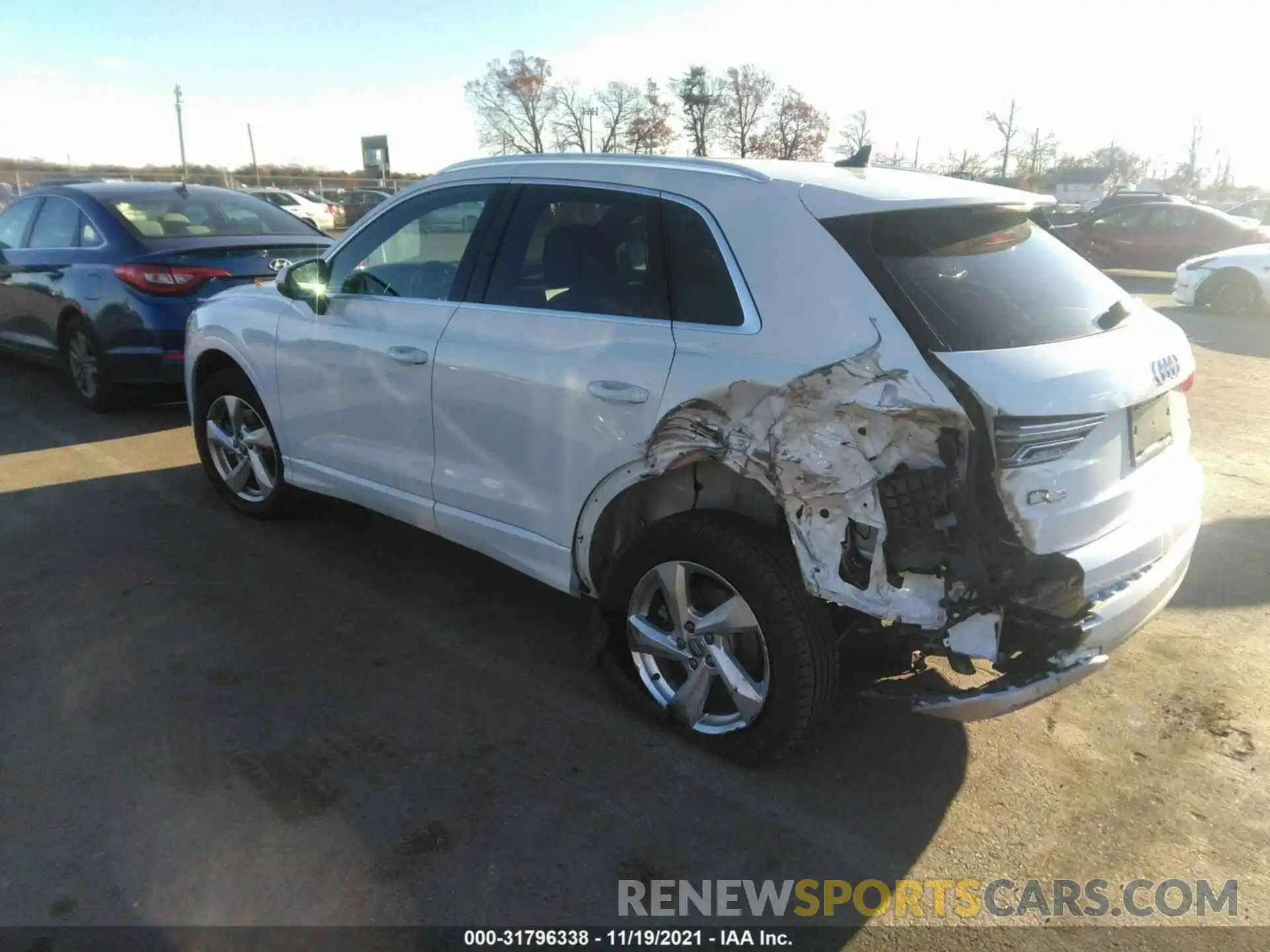 6 Photograph of a damaged car WA1AECF34L1084860 AUDI Q3 2020