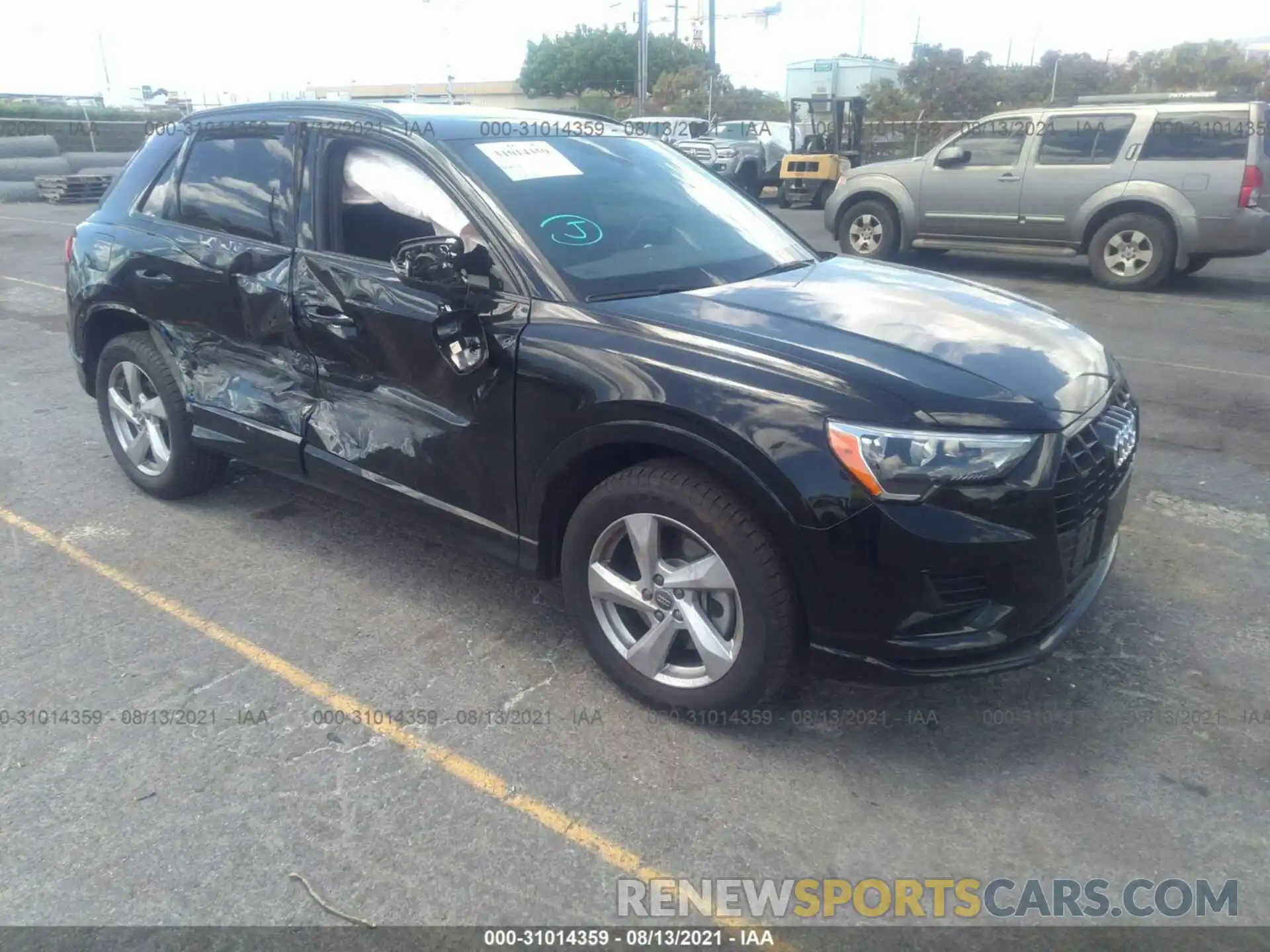 1 Photograph of a damaged car WA1AECF35L1019547 AUDI Q3 2020