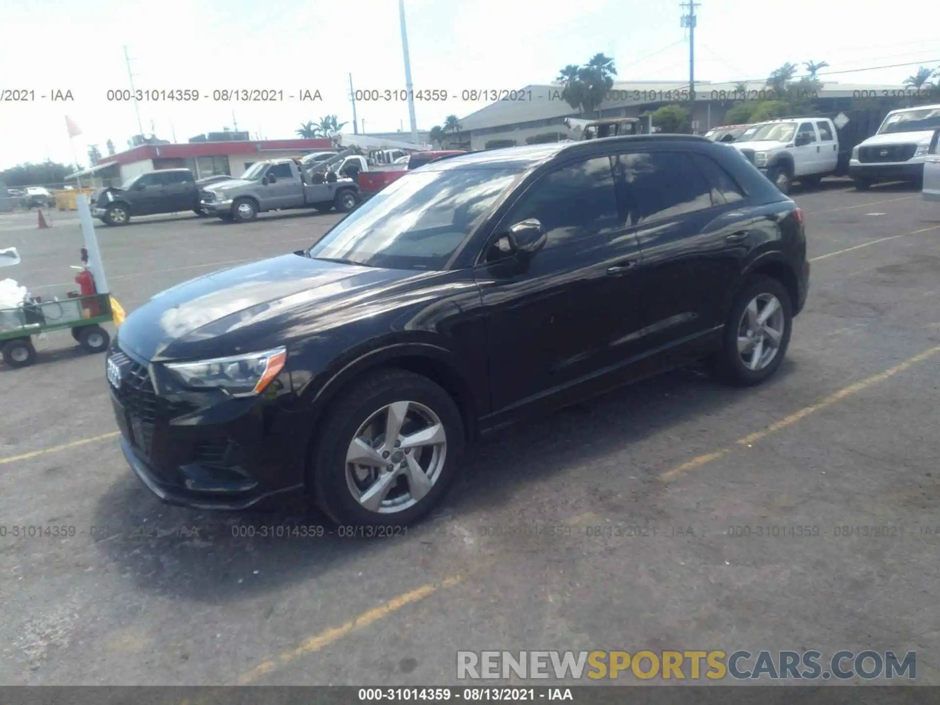 2 Photograph of a damaged car WA1AECF35L1019547 AUDI Q3 2020