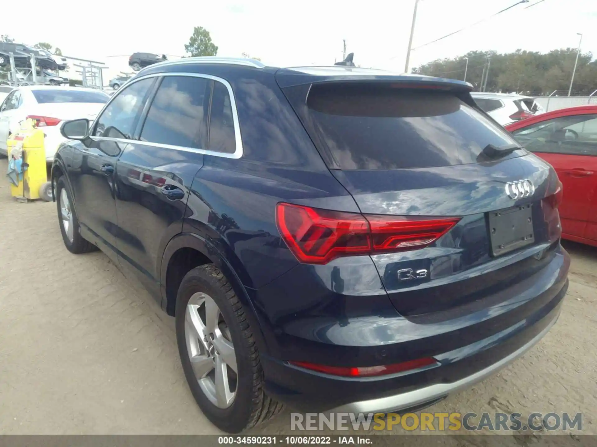 3 Фотография поврежденного автомобиля WA1AECF35L1022173 AUDI Q3 2020