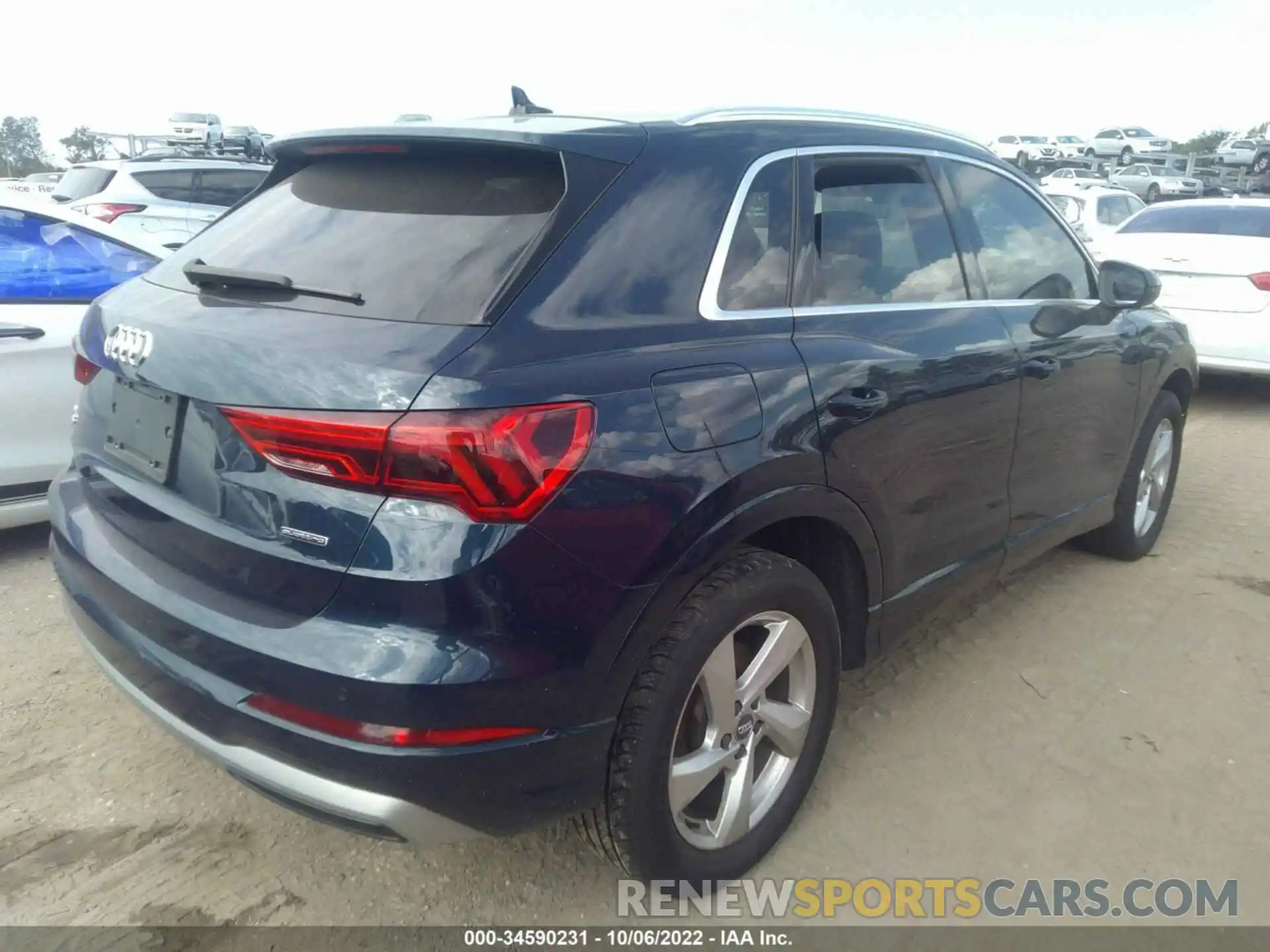 4 Фотография поврежденного автомобиля WA1AECF35L1022173 AUDI Q3 2020