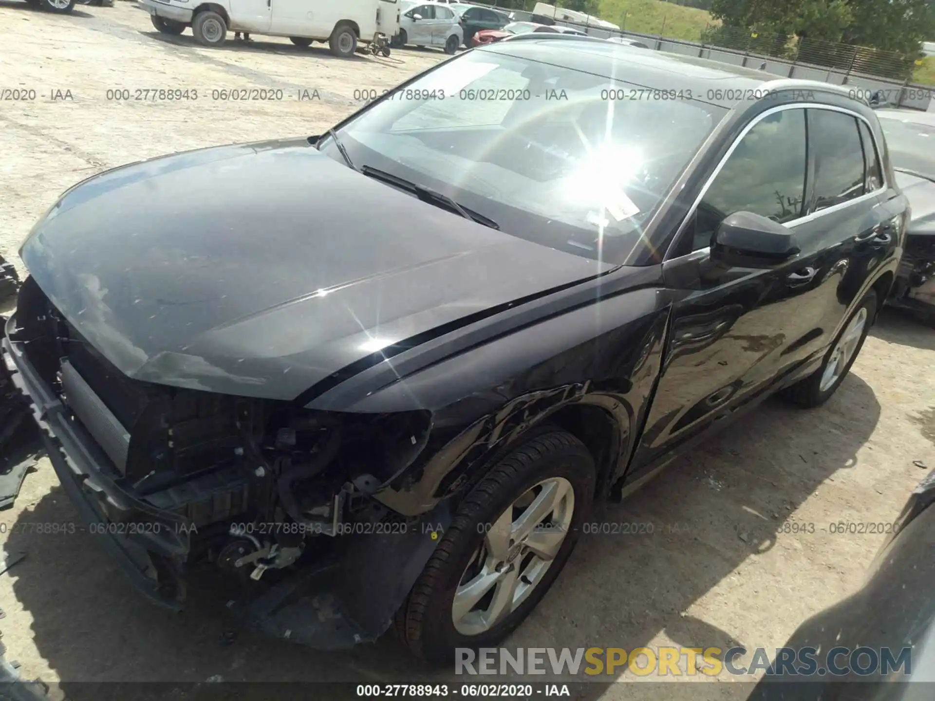 2 Photograph of a damaged car WA1AECF35L1024943 AUDI Q3 2020