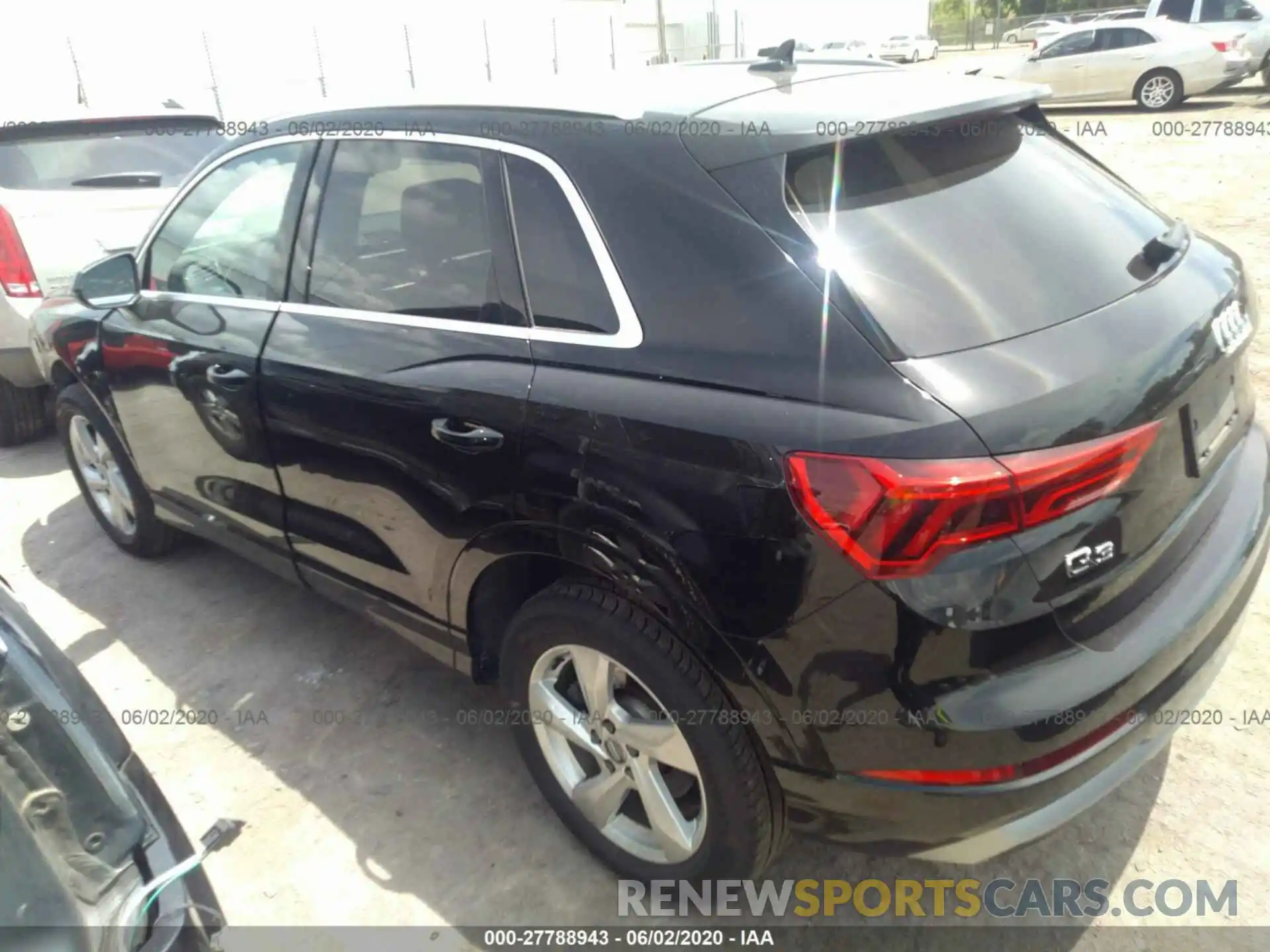 3 Photograph of a damaged car WA1AECF35L1024943 AUDI Q3 2020