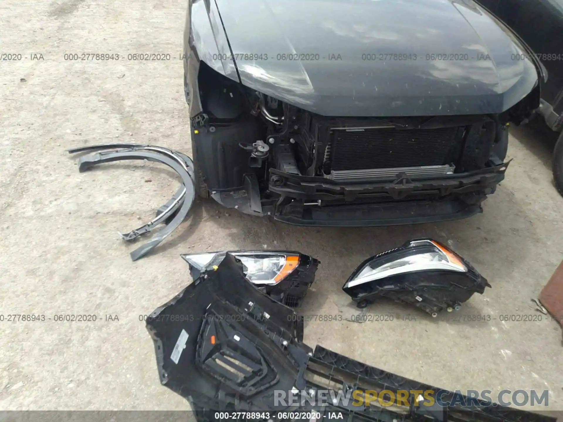 6 Photograph of a damaged car WA1AECF35L1024943 AUDI Q3 2020