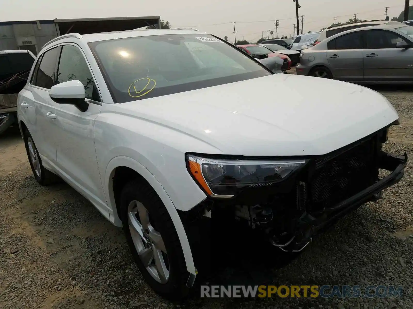 1 Photograph of a damaged car WA1AECF35L1029110 AUDI Q3 2020