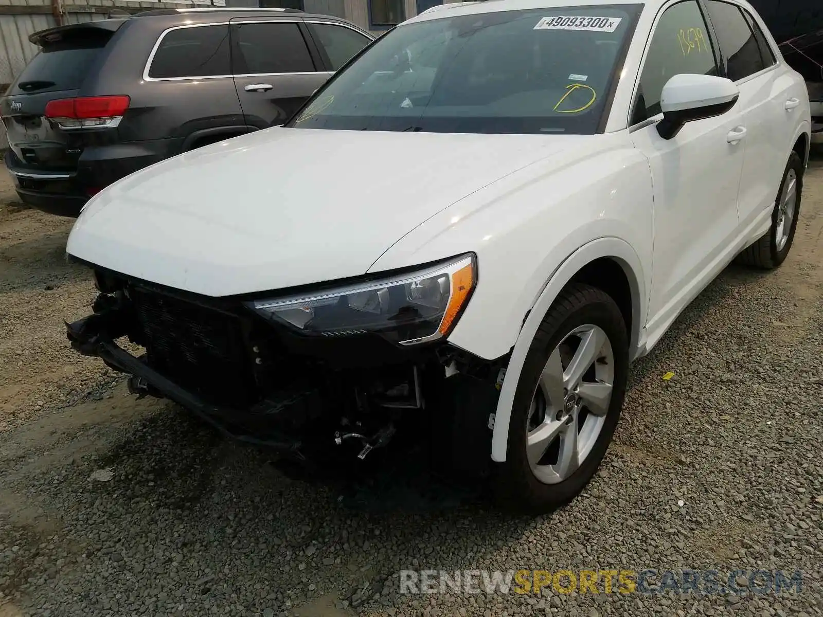 2 Photograph of a damaged car WA1AECF35L1029110 AUDI Q3 2020