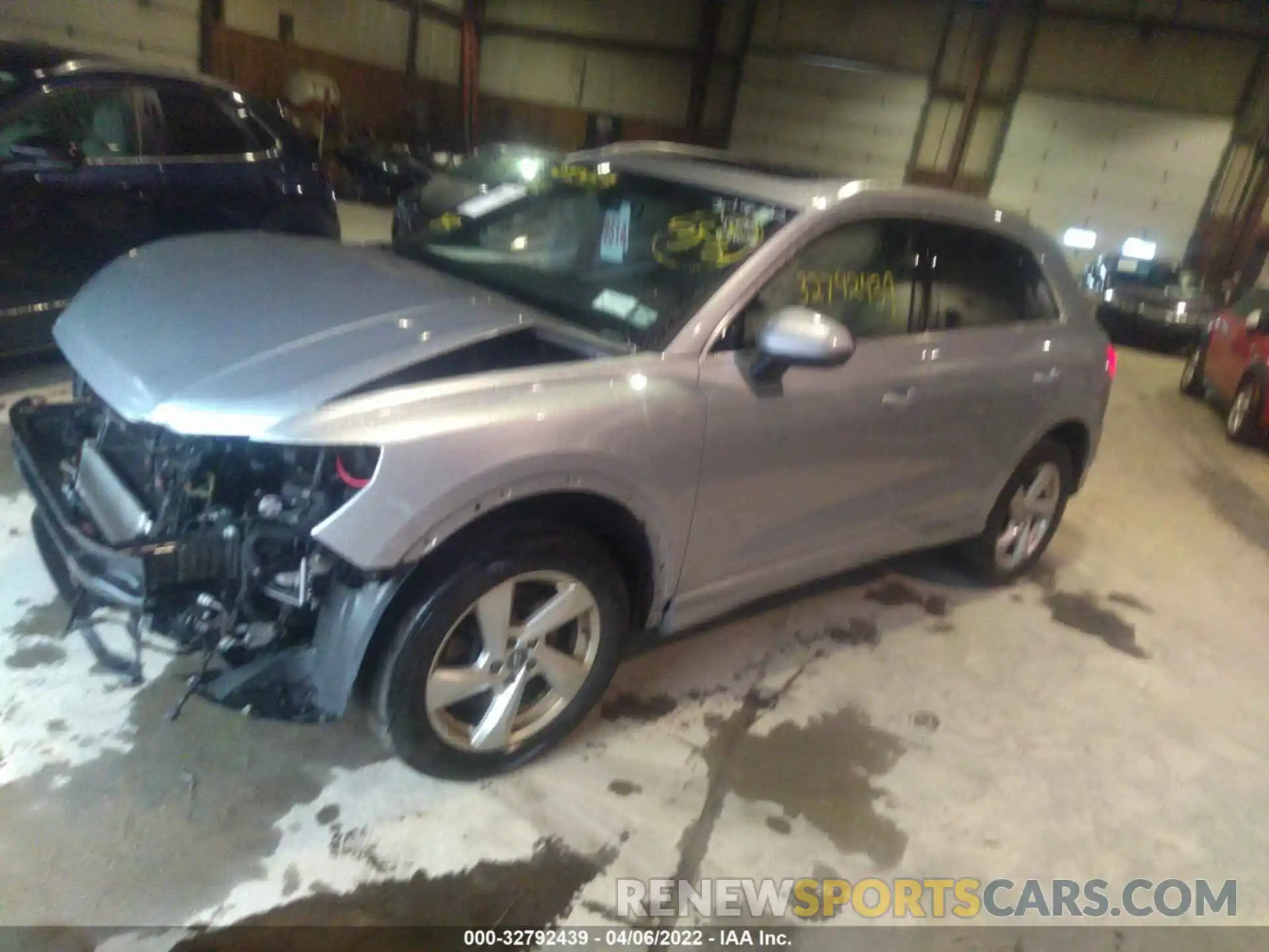 2 Photograph of a damaged car WA1AECF35L1063886 AUDI Q3 2020