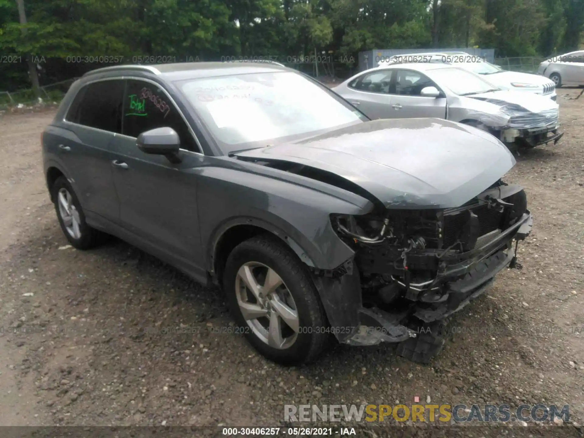 1 Photograph of a damaged car WA1AECF35L1073091 AUDI Q3 2020