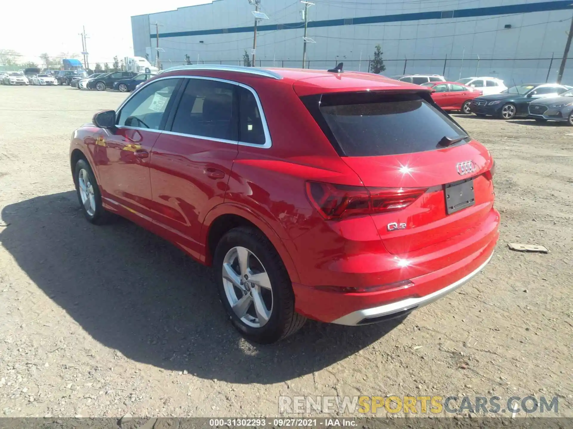 3 Photograph of a damaged car WA1AECF35L1080672 AUDI Q3 2020