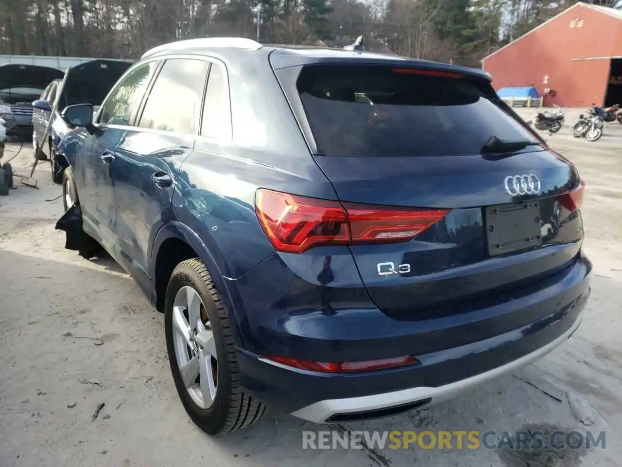 3 Фотография поврежденного автомобиля WA1AECF35L1107238 AUDI Q3 2020