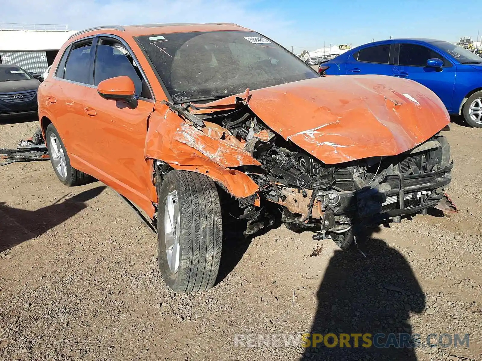 1 Photograph of a damaged car WA1AECF36L1006760 AUDI Q3 2020