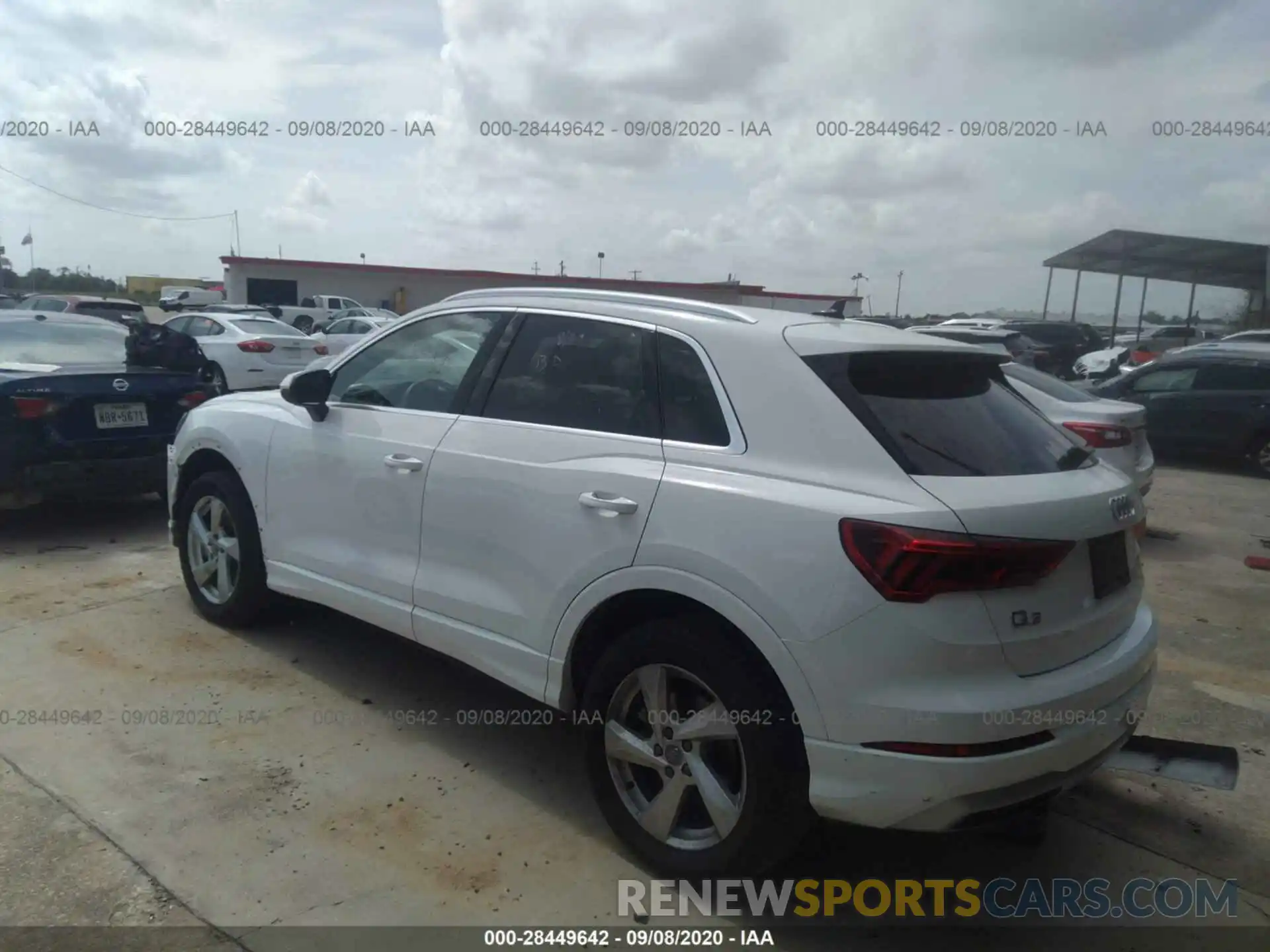 3 Фотография поврежденного автомобиля WA1AECF36L1029908 AUDI Q3 2020