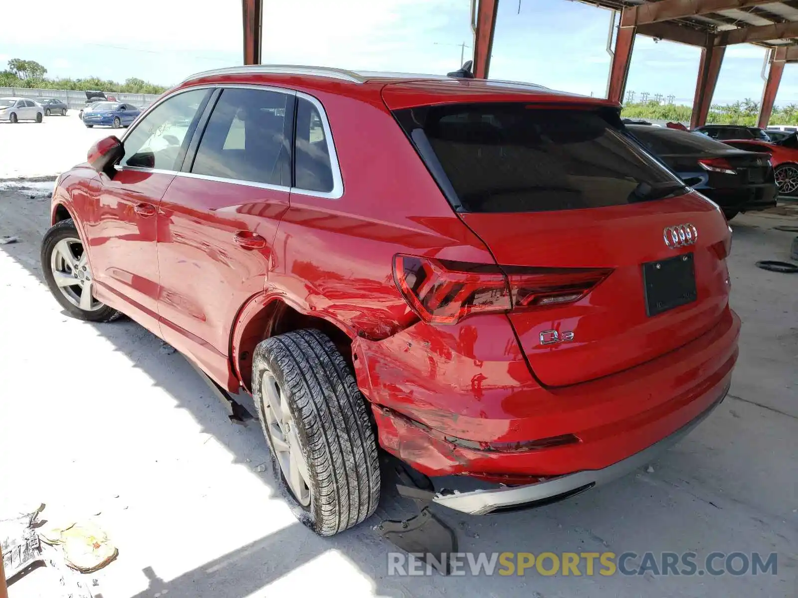 3 Photograph of a damaged car WA1AECF37L1022966 AUDI Q3 2020