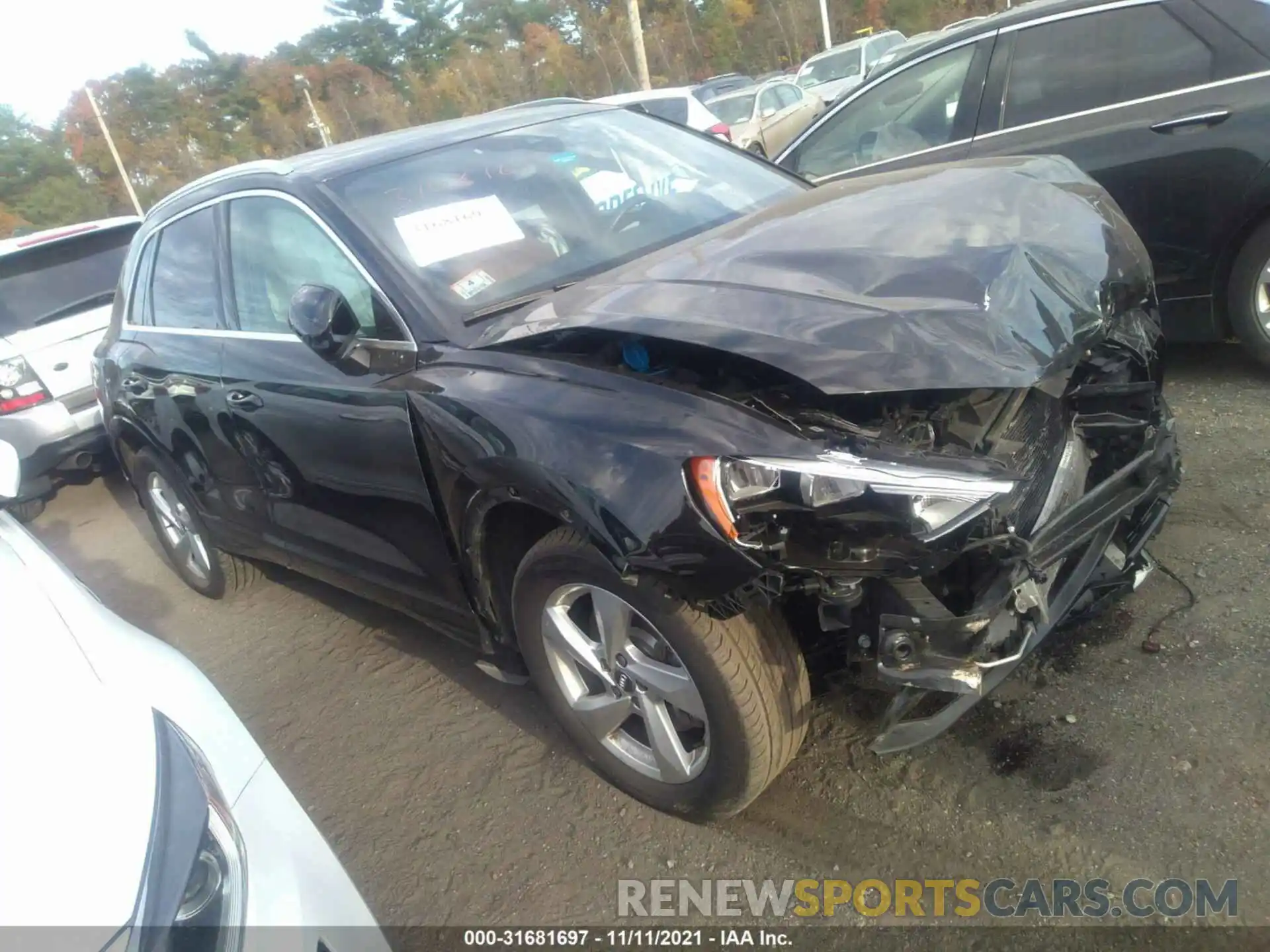 1 Photograph of a damaged car WA1AECF37L1026791 AUDI Q3 2020