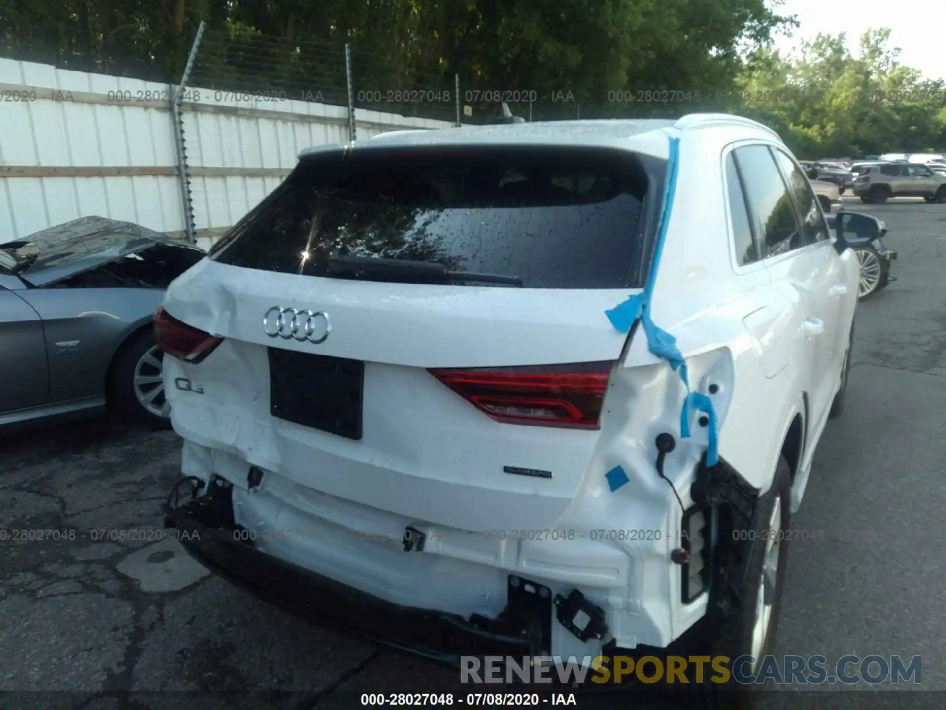 6 Фотография поврежденного автомобиля WA1AECF37L1085114 AUDI Q3 2020