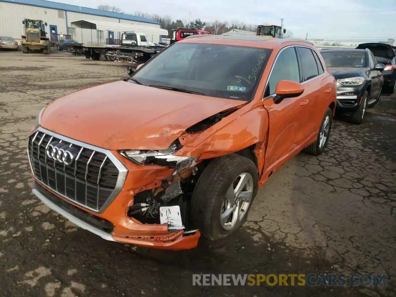 2 Photograph of a damaged car WA1AECF37L1102915 AUDI Q3 2020