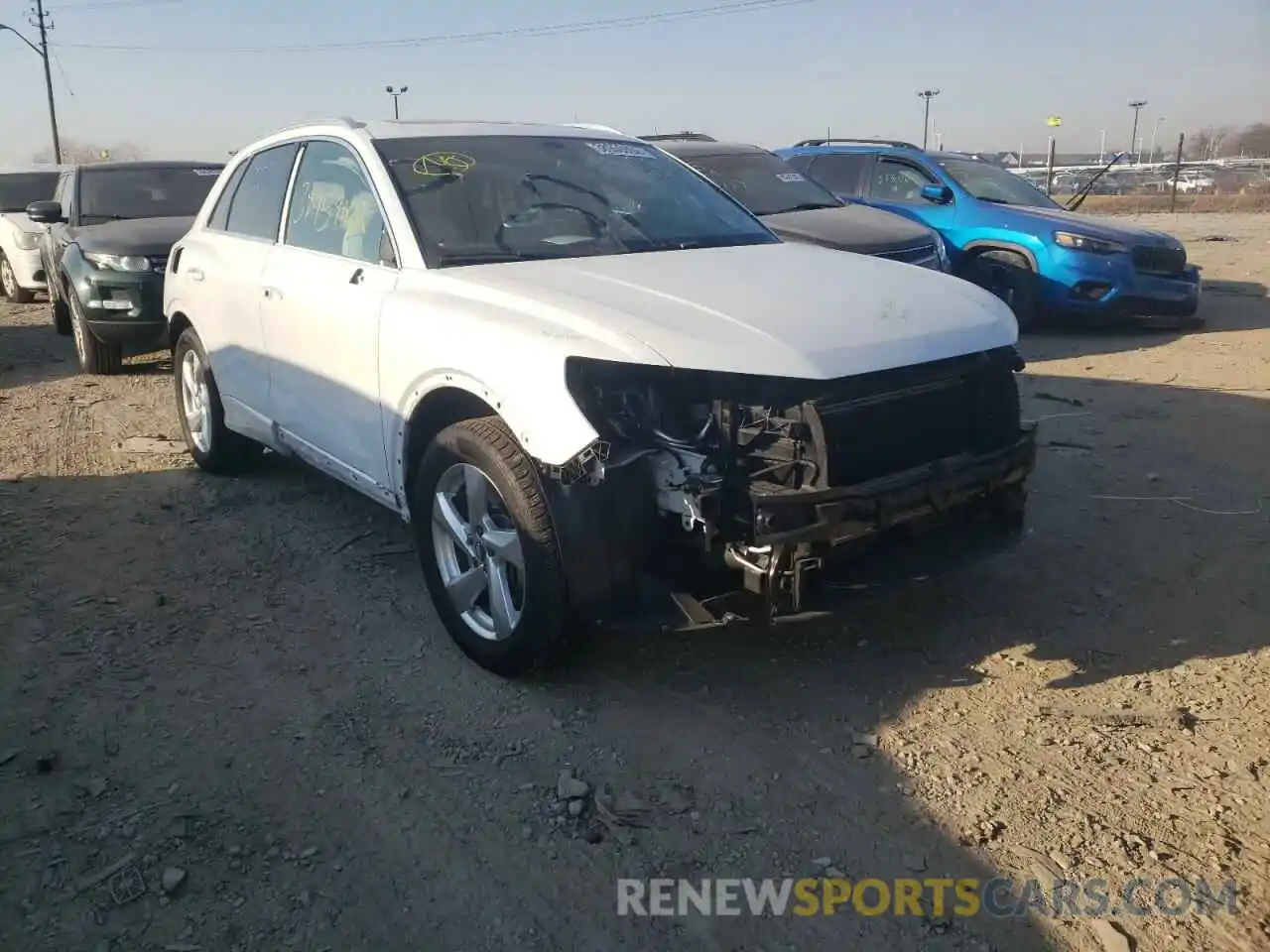 1 Photograph of a damaged car WA1AECF37L1123165 AUDI Q3 2020