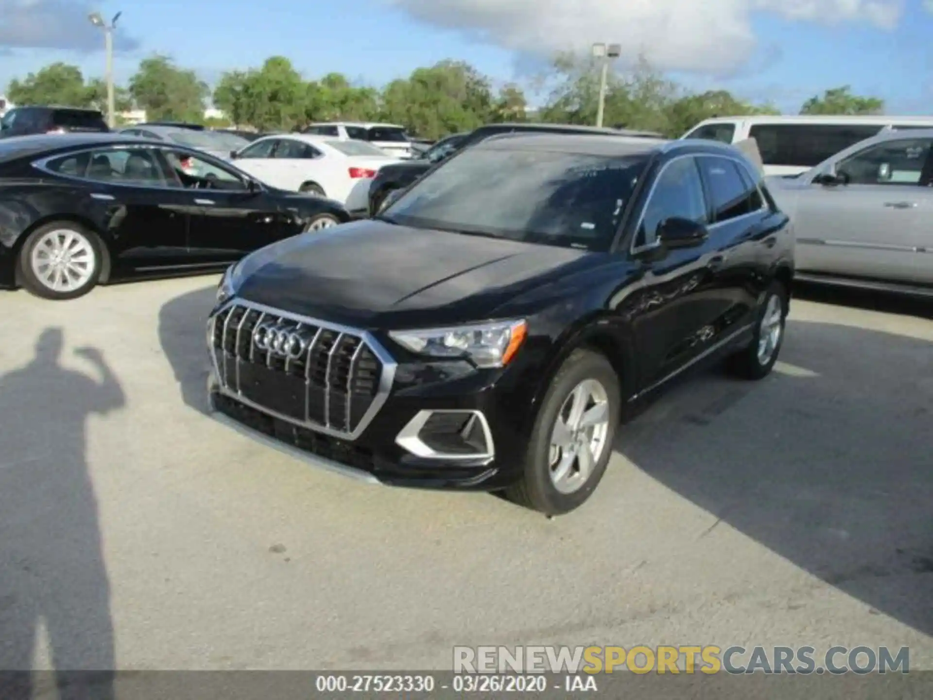 1 Photograph of a damaged car WA1AECF38L1020501 AUDI Q3 2020