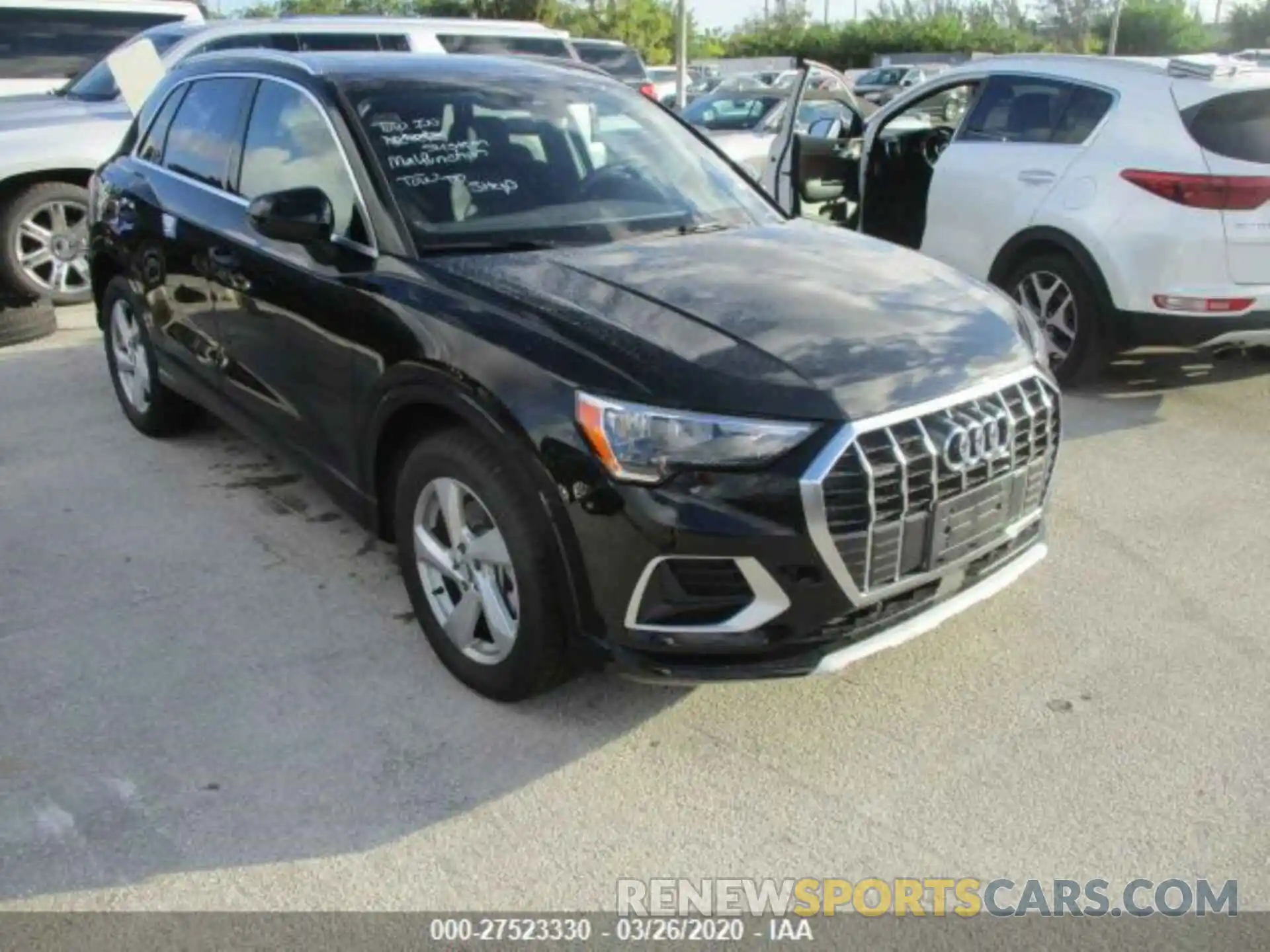 2 Photograph of a damaged car WA1AECF38L1020501 AUDI Q3 2020