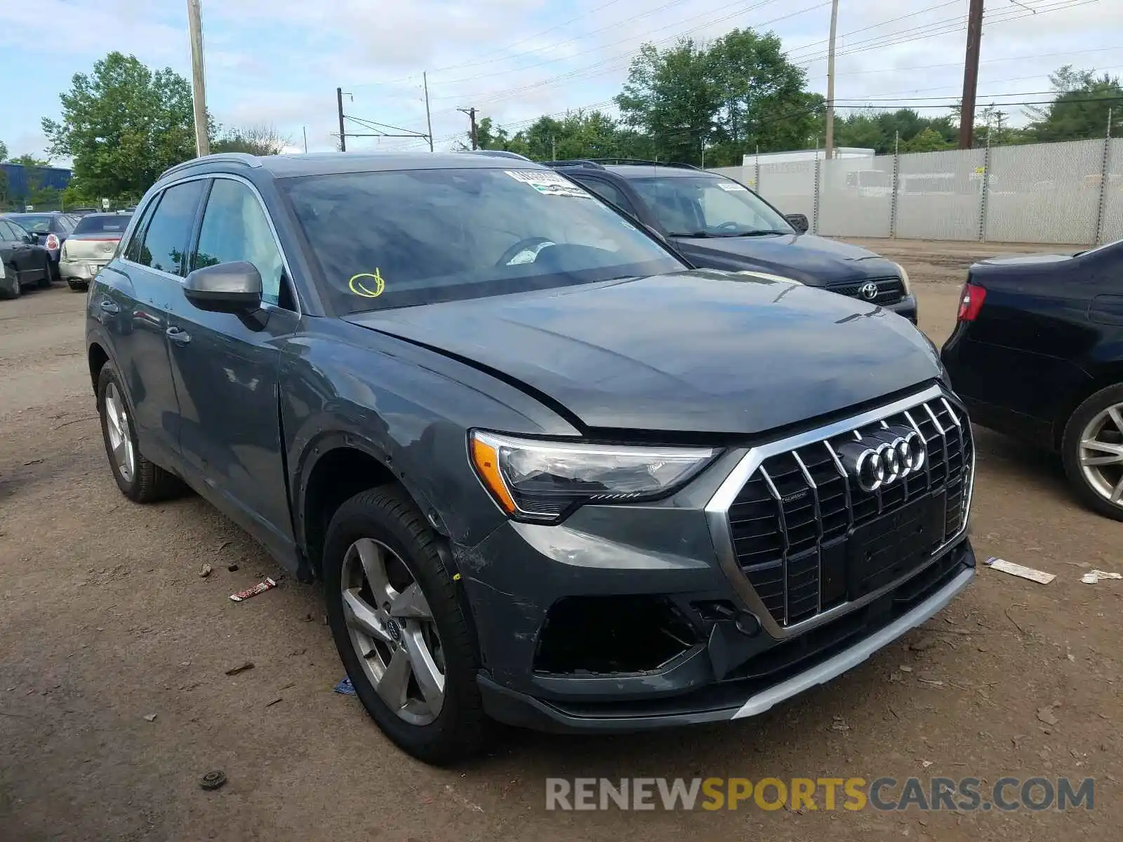 1 Photograph of a damaged car WA1AECF38L1024001 AUDI Q3 2020