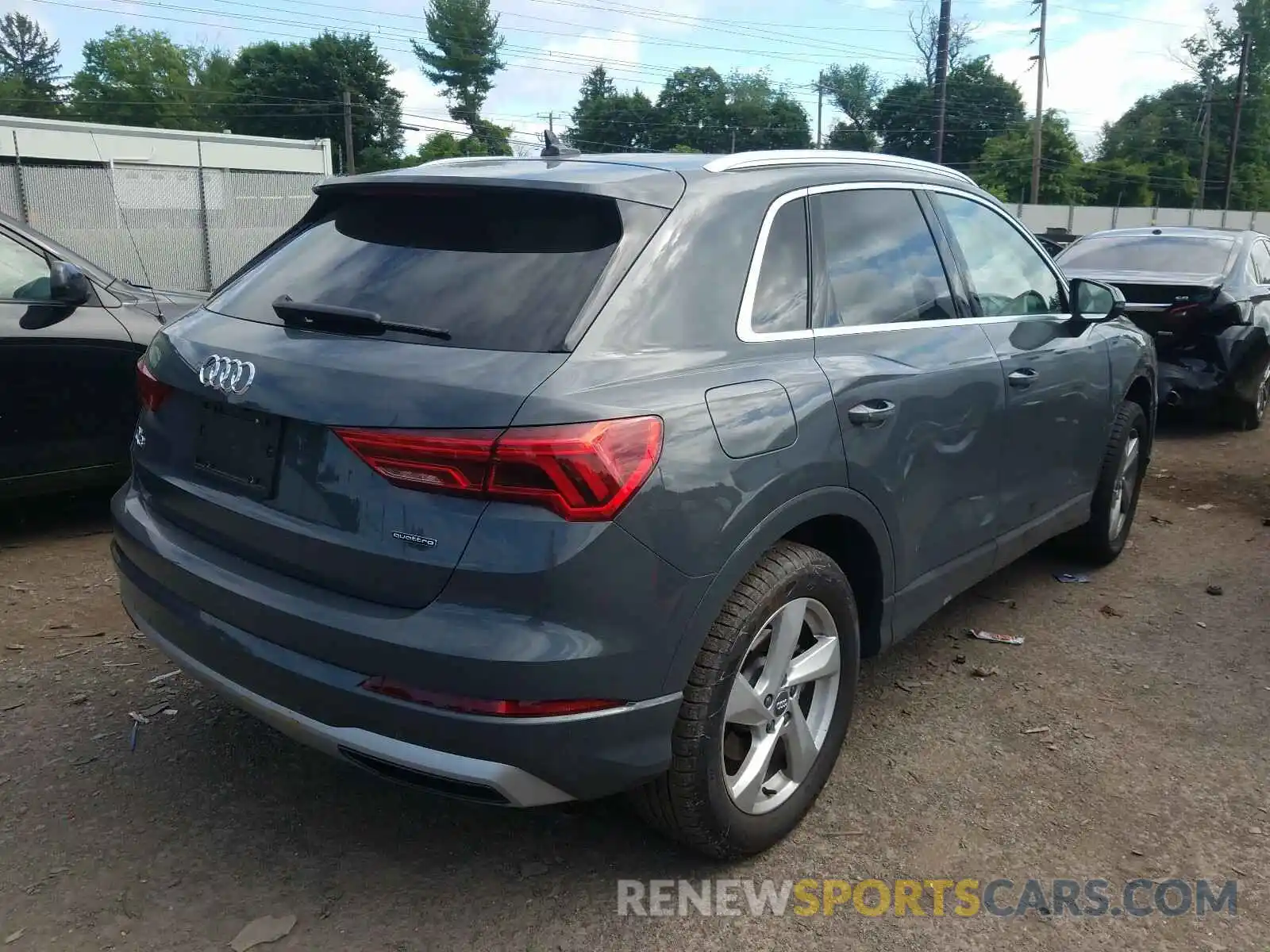 4 Photograph of a damaged car WA1AECF38L1024001 AUDI Q3 2020