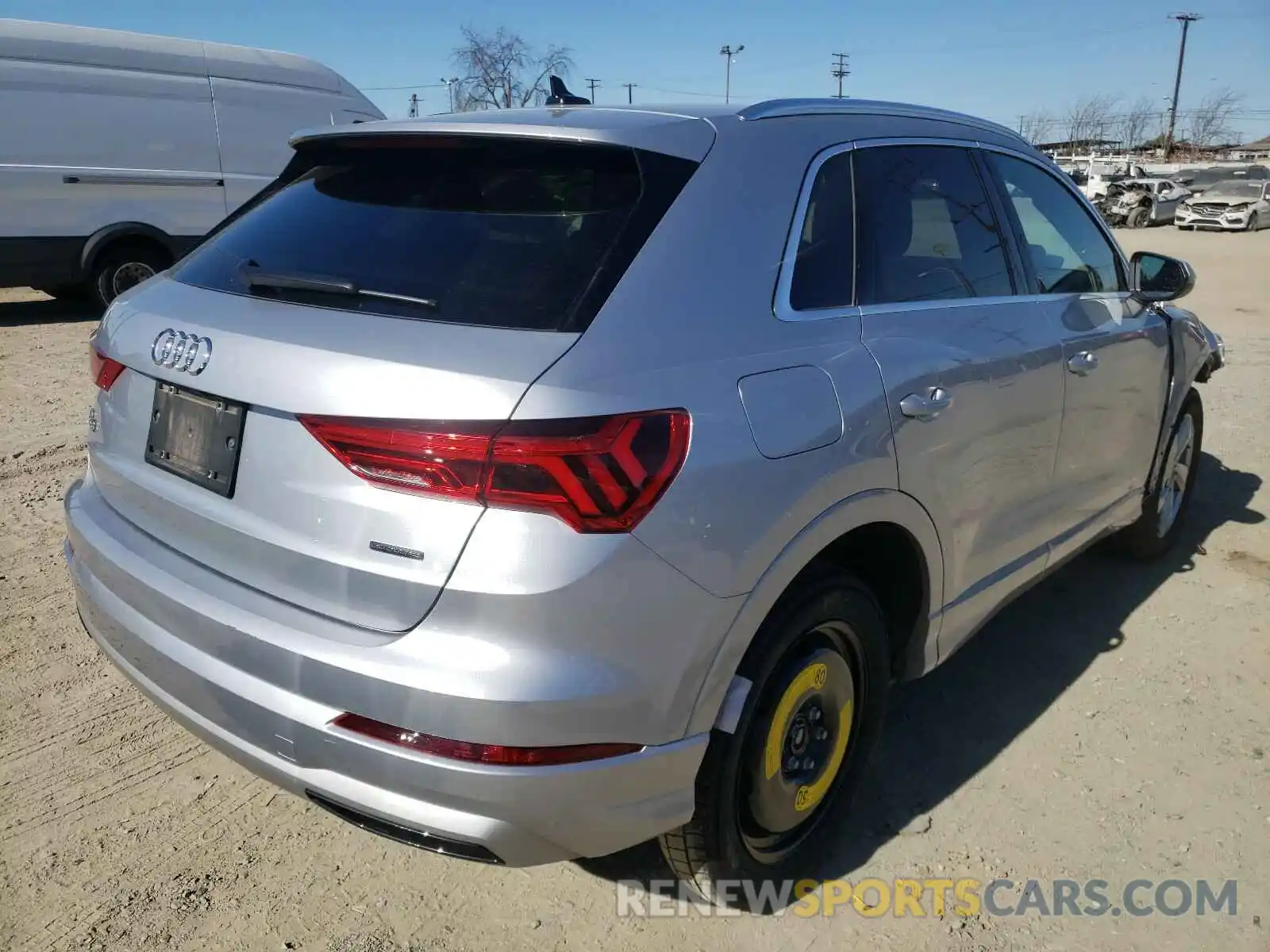 4 Photograph of a damaged car WA1AECF38L1024340 AUDI Q3 2020