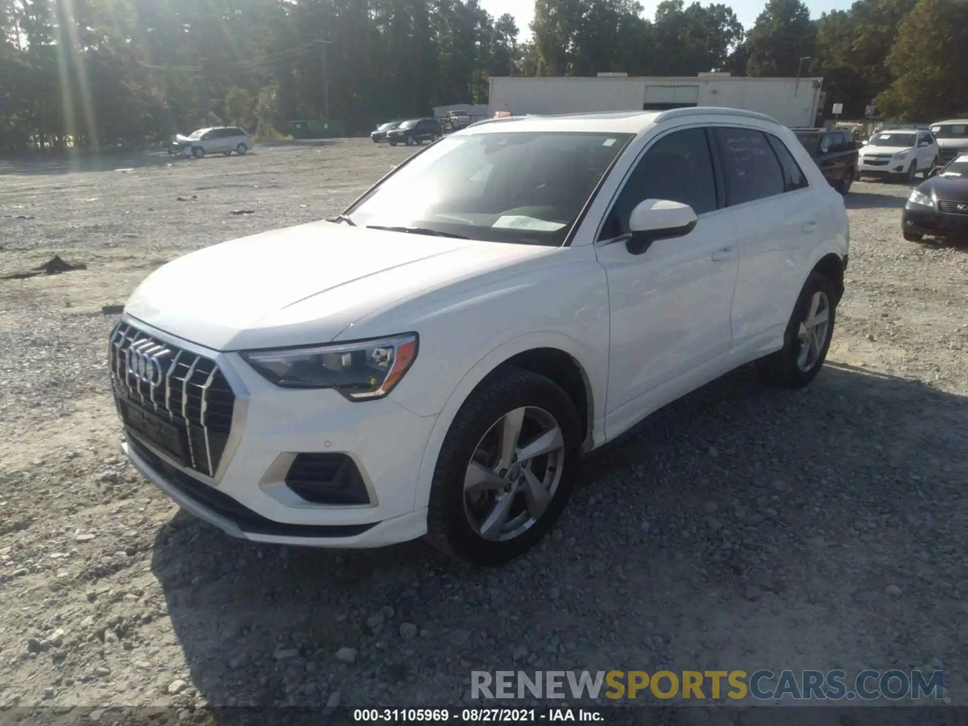 2 Photograph of a damaged car WA1AECF38L1025519 AUDI Q3 2020